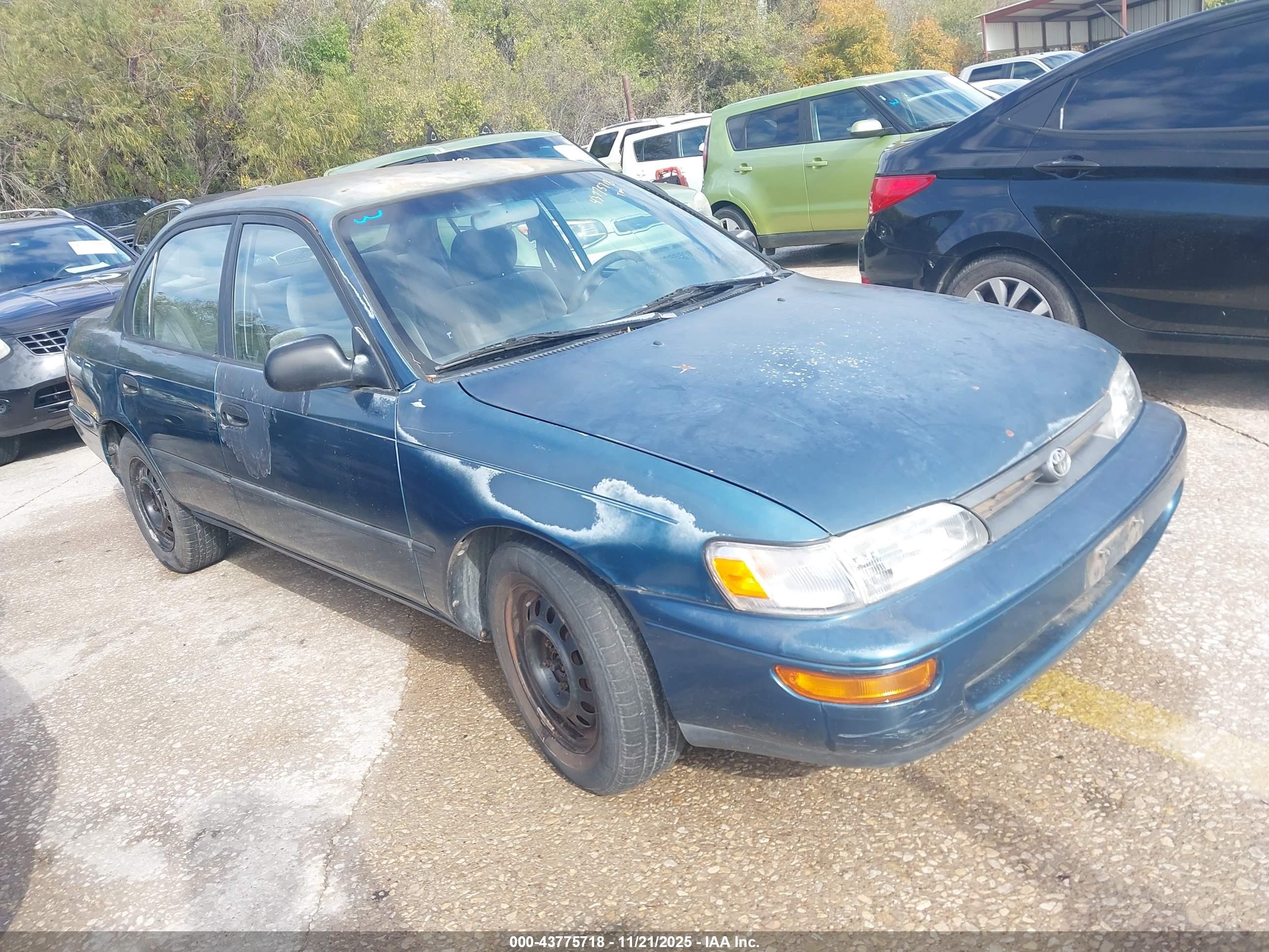 1993 Toyota Corolla Le/dx Blue vin: 1NXAE09E8PZ090484