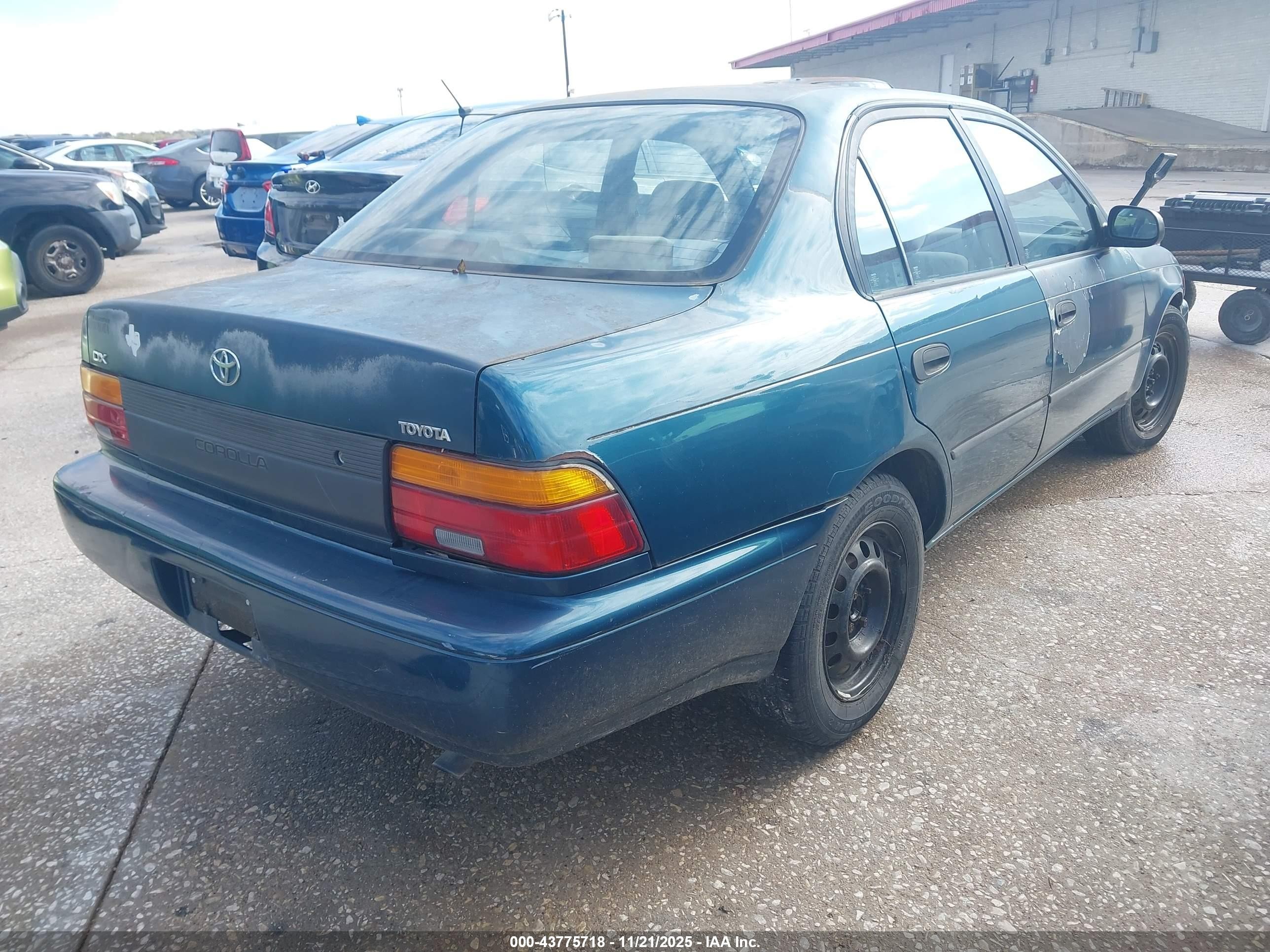 1993 Toyota Corolla Le/dx Blue vin: 1NXAE09E8PZ090484