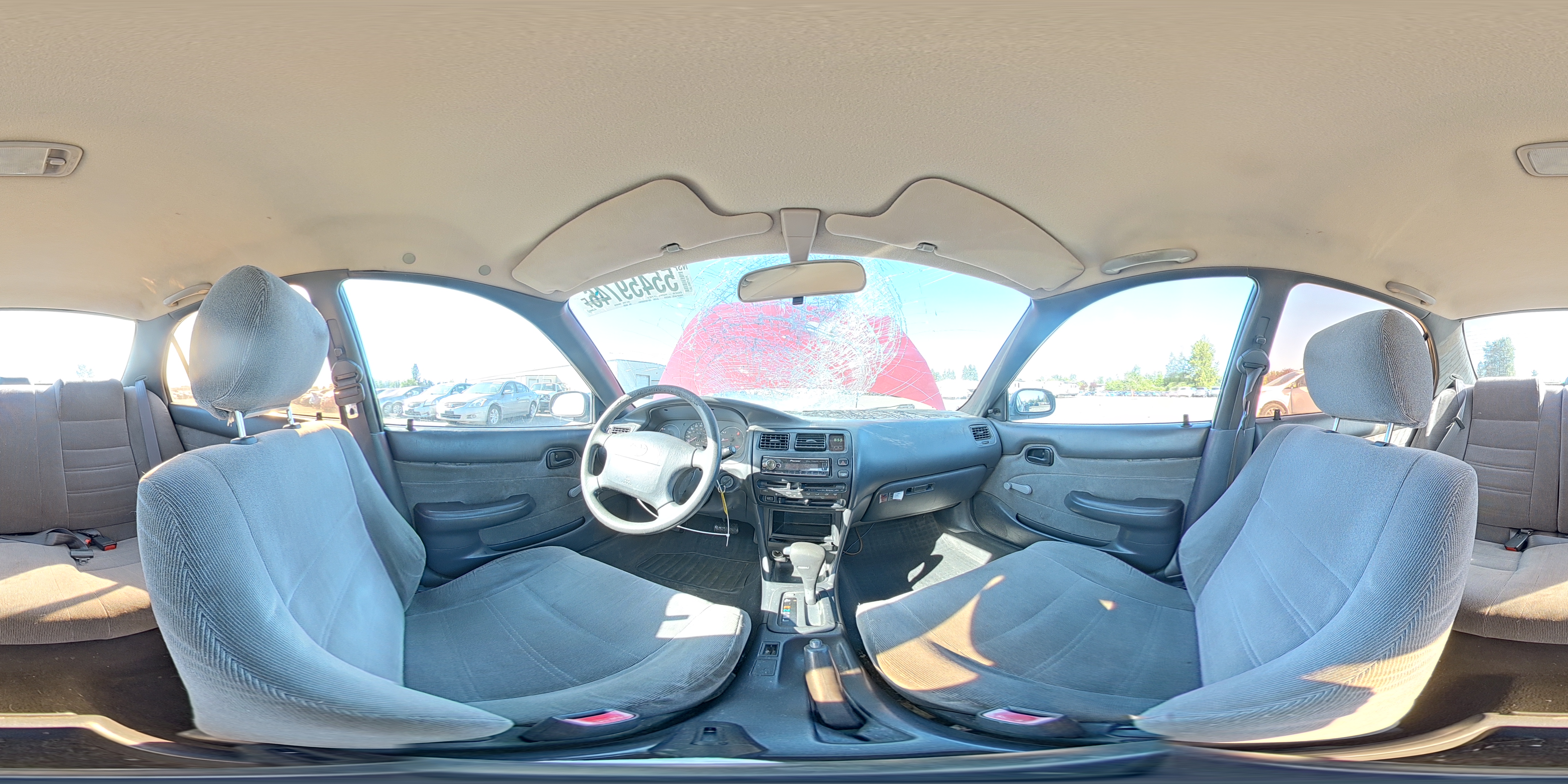1993 Toyota Corolla Deluxe Red vin: 1NXAE09EXPZ104305