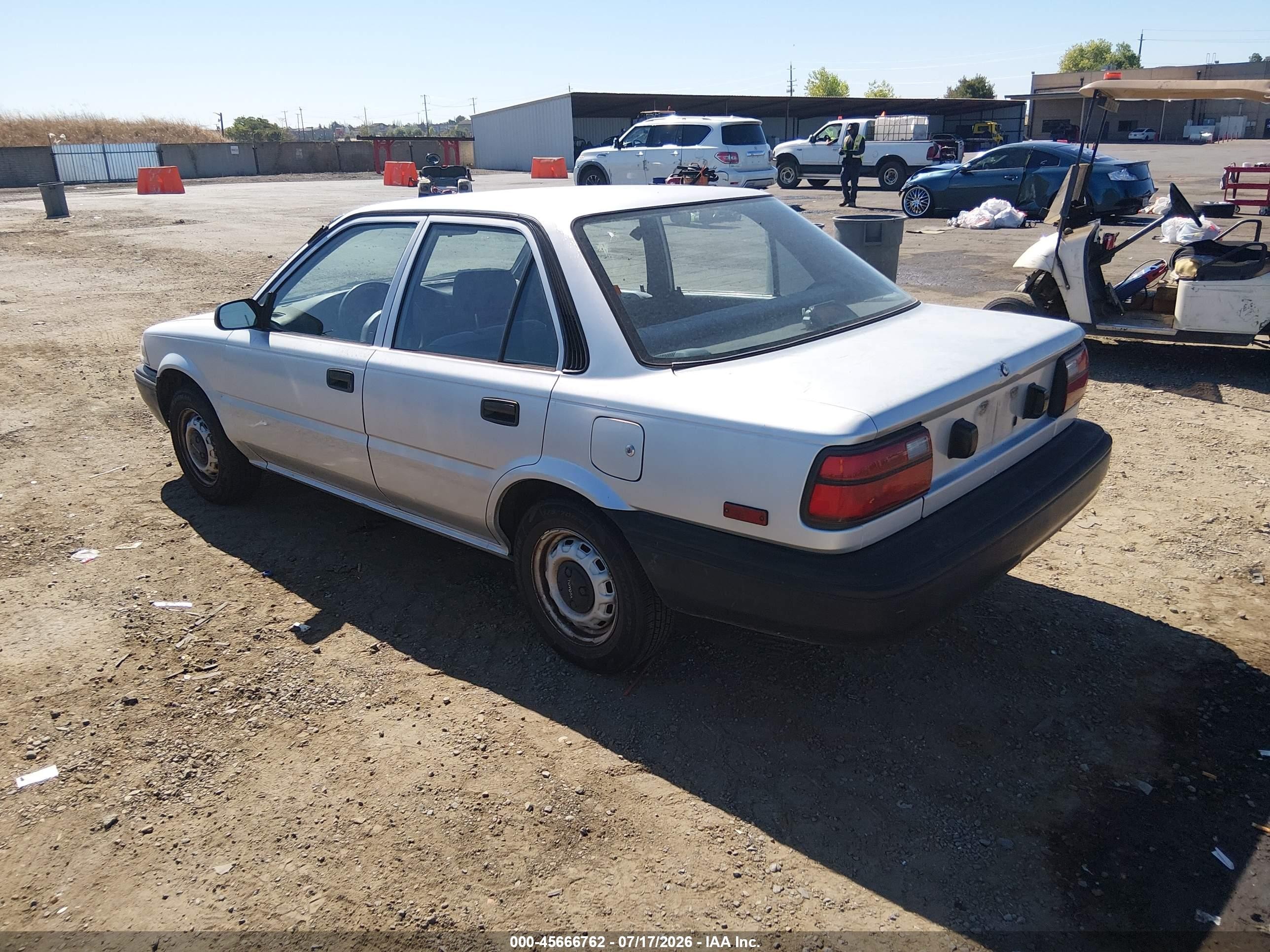 1991 Toyota Corolla   Silver vin: 1NXAE91A4MZ265497