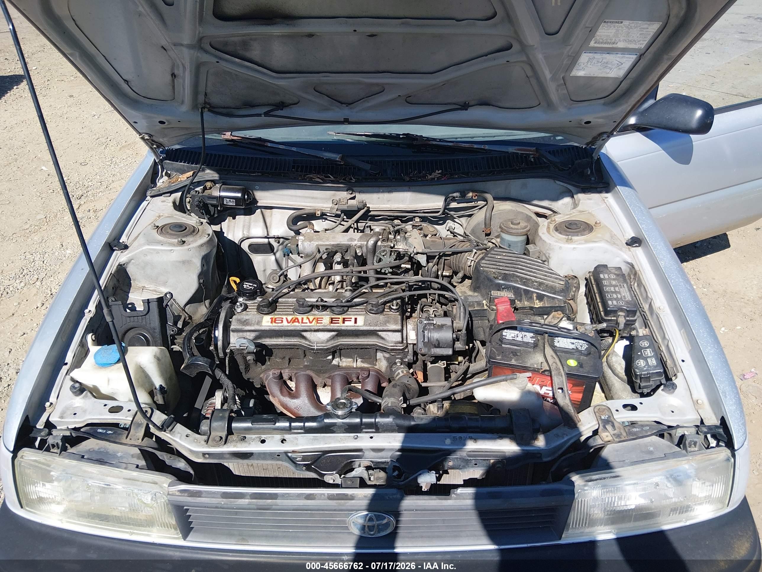 1991 Toyota Corolla   Silver vin: 1NXAE91A4MZ265497