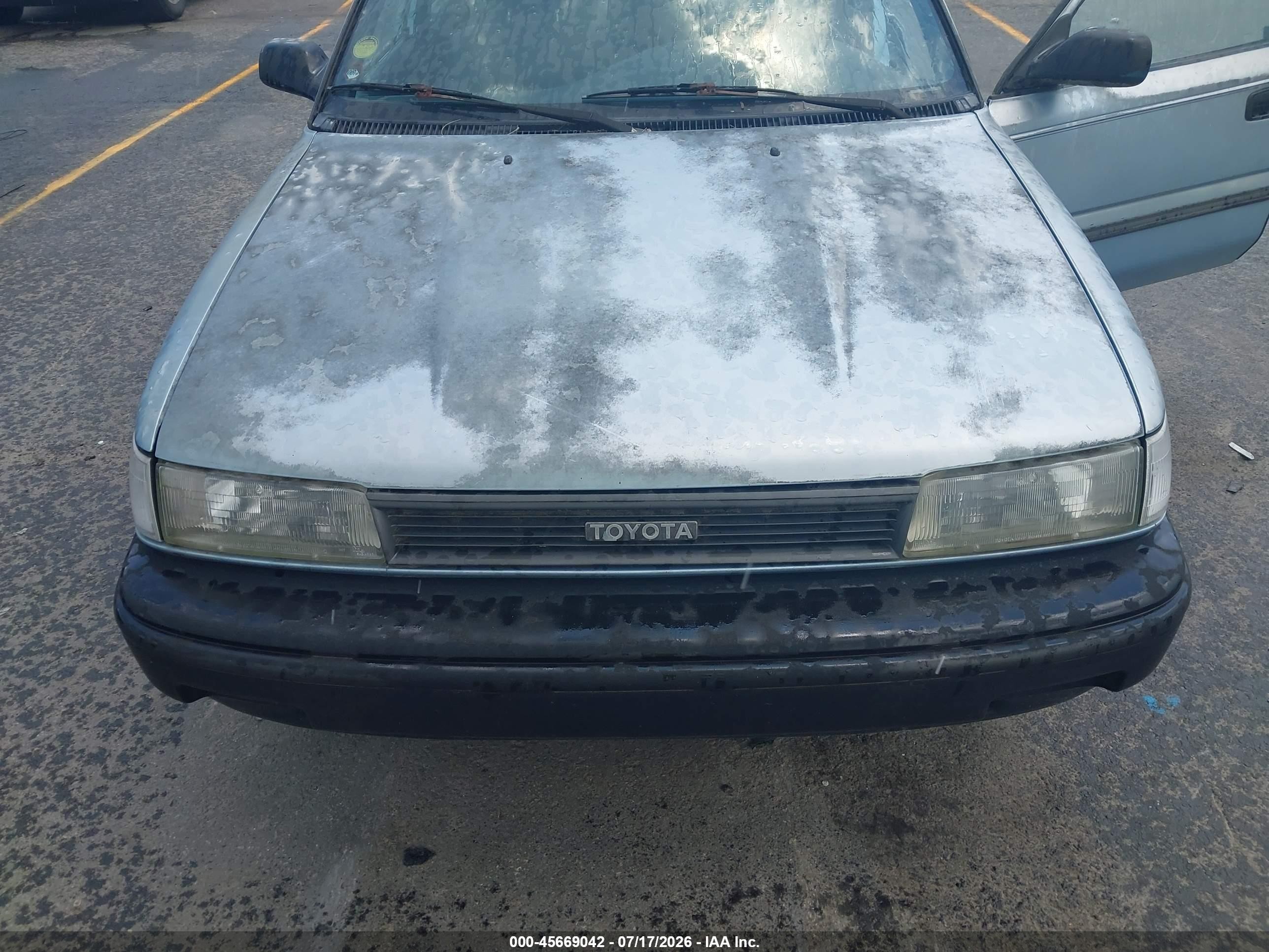 1990 Toyota Corolla Dlx Gray vin: 1NXAE94A7LZ153559