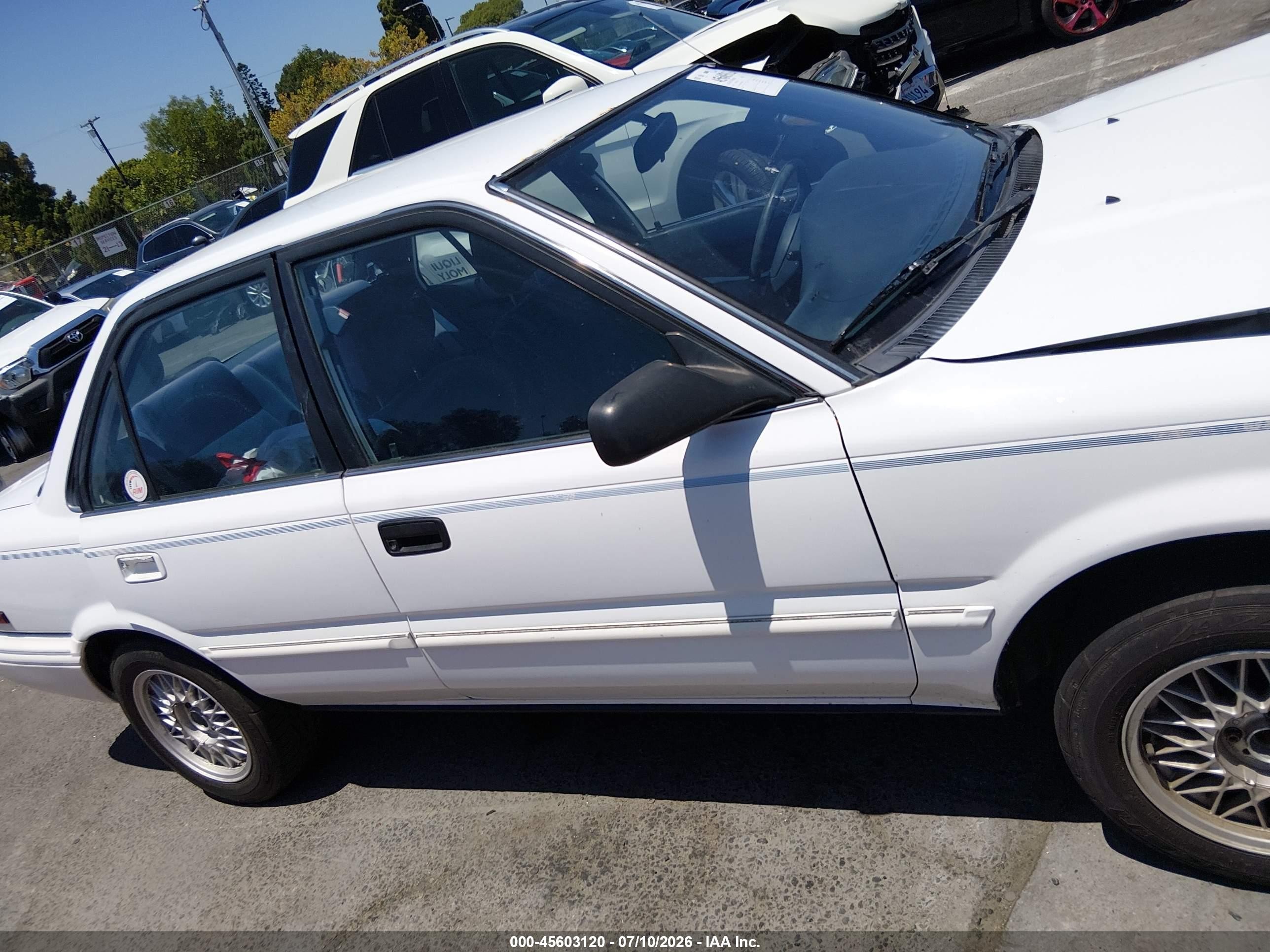 1992 Toyota Corolla Le/dlx White vin: 1NXAE97A8NZ310207