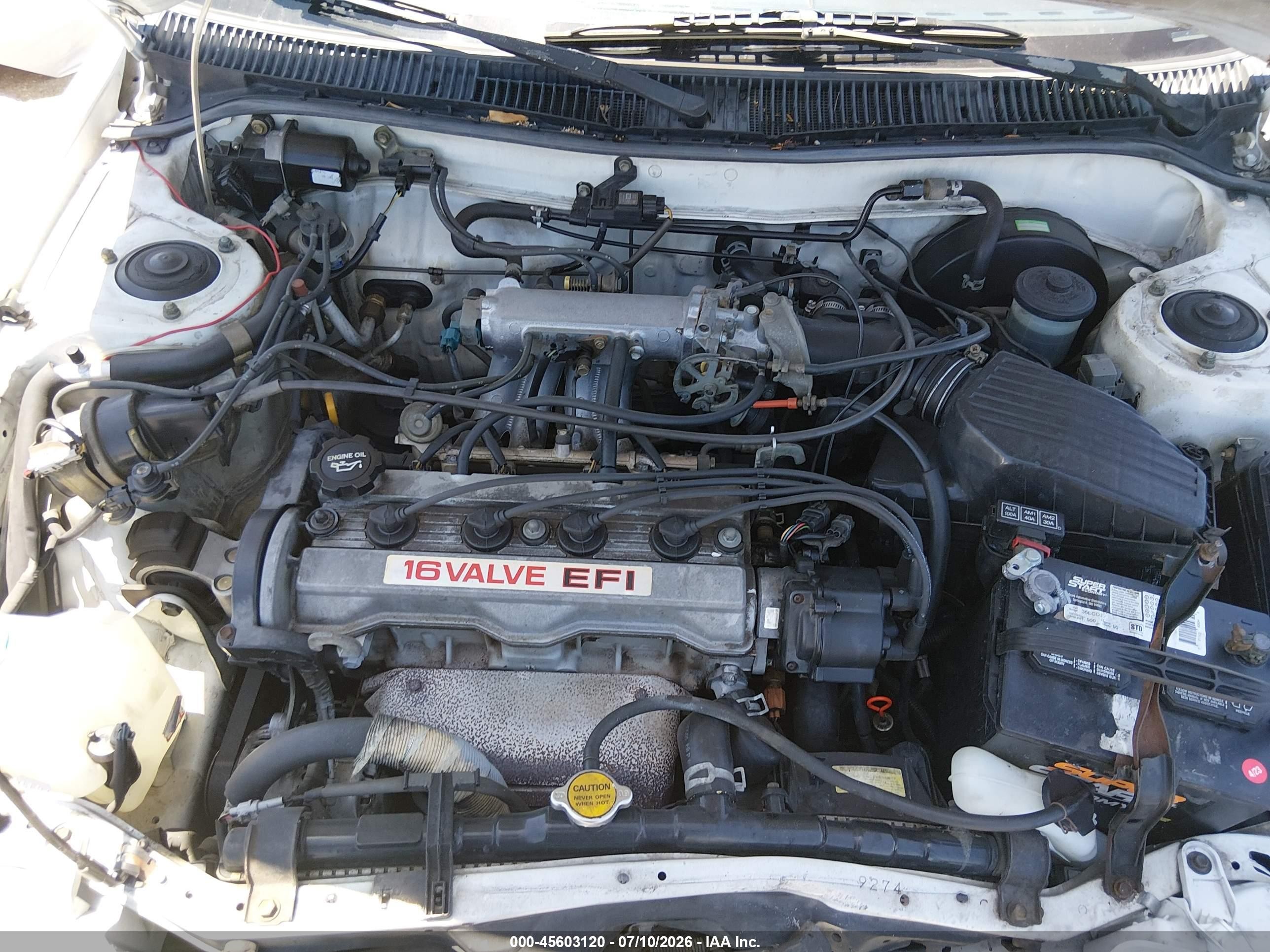 1992 Toyota Corolla Le/dlx White vin: 1NXAE97A8NZ310207