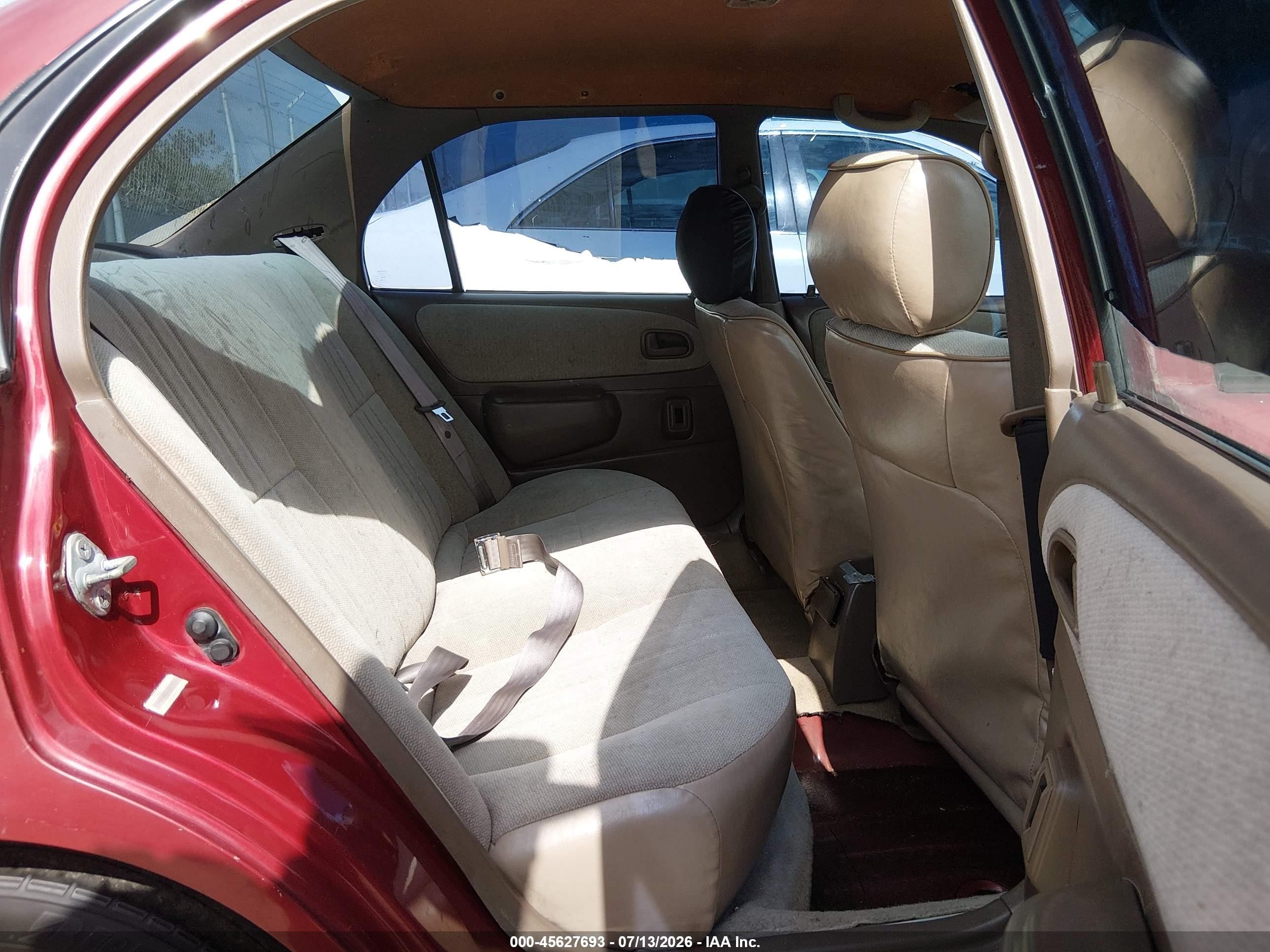 1997 Toyota Corolla Ce Red vin: 1NXBA02E1VZ552536