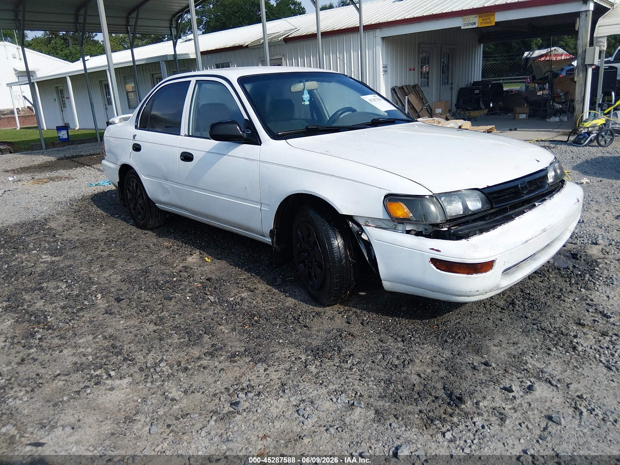 1997 Toyota Corolla Ce Белый vin: 1NXBA02E2VZ570267