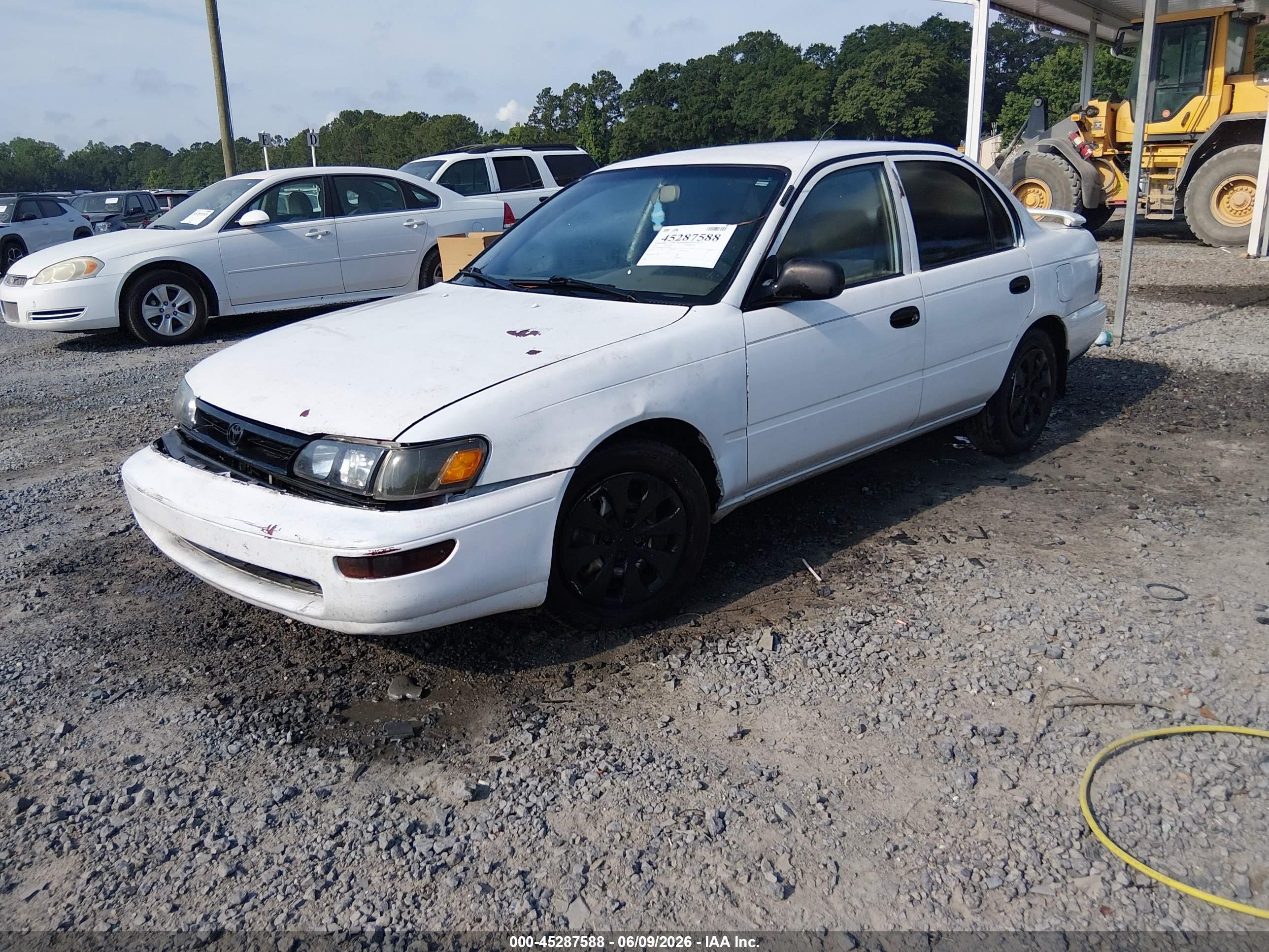 1997 Toyota Corolla Ce Белый vin: 1NXBA02E2VZ570267