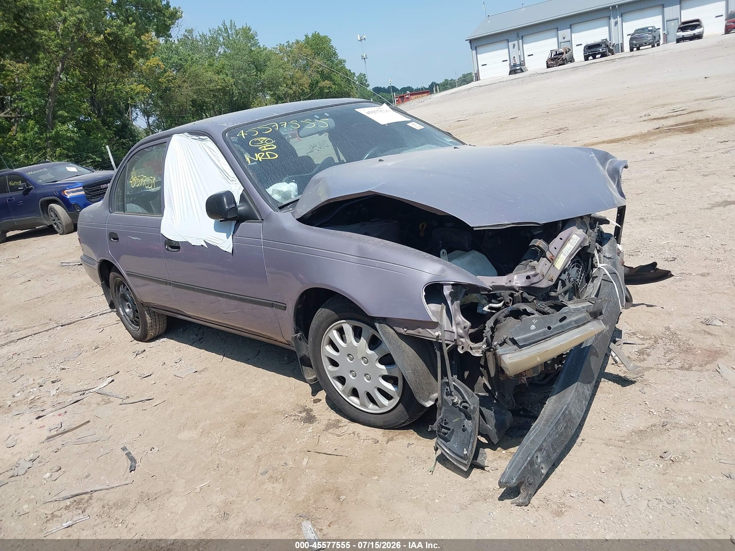 1997 Toyota Corolla Ce Серый vin: 1NXBA02E3VZ532739