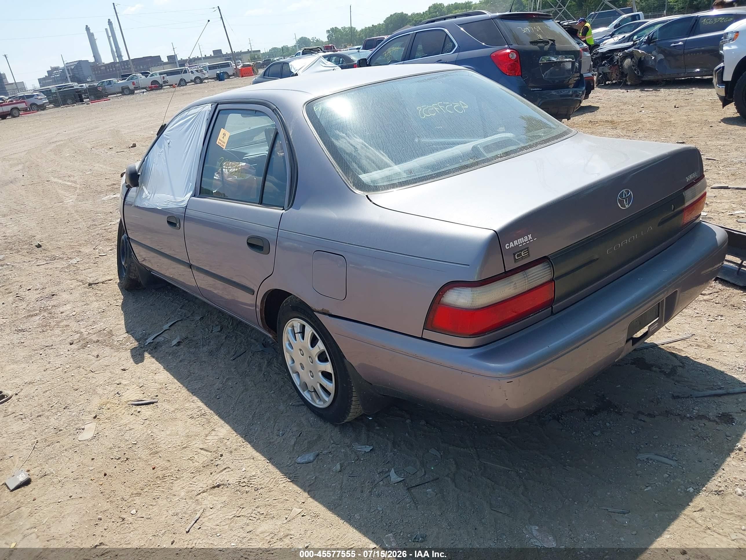 1997 Toyota Corolla Ce Серый vin: 1NXBA02E3VZ532739