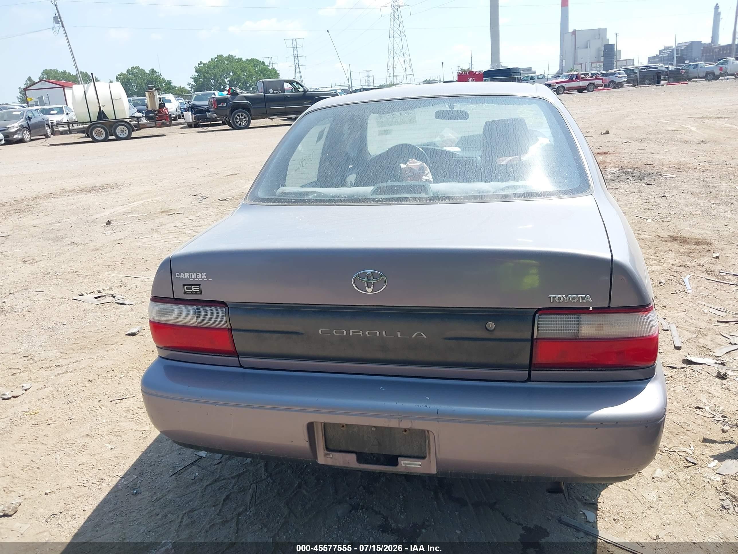 1997 Toyota Corolla Ce Серый vin: 1NXBA02E3VZ532739