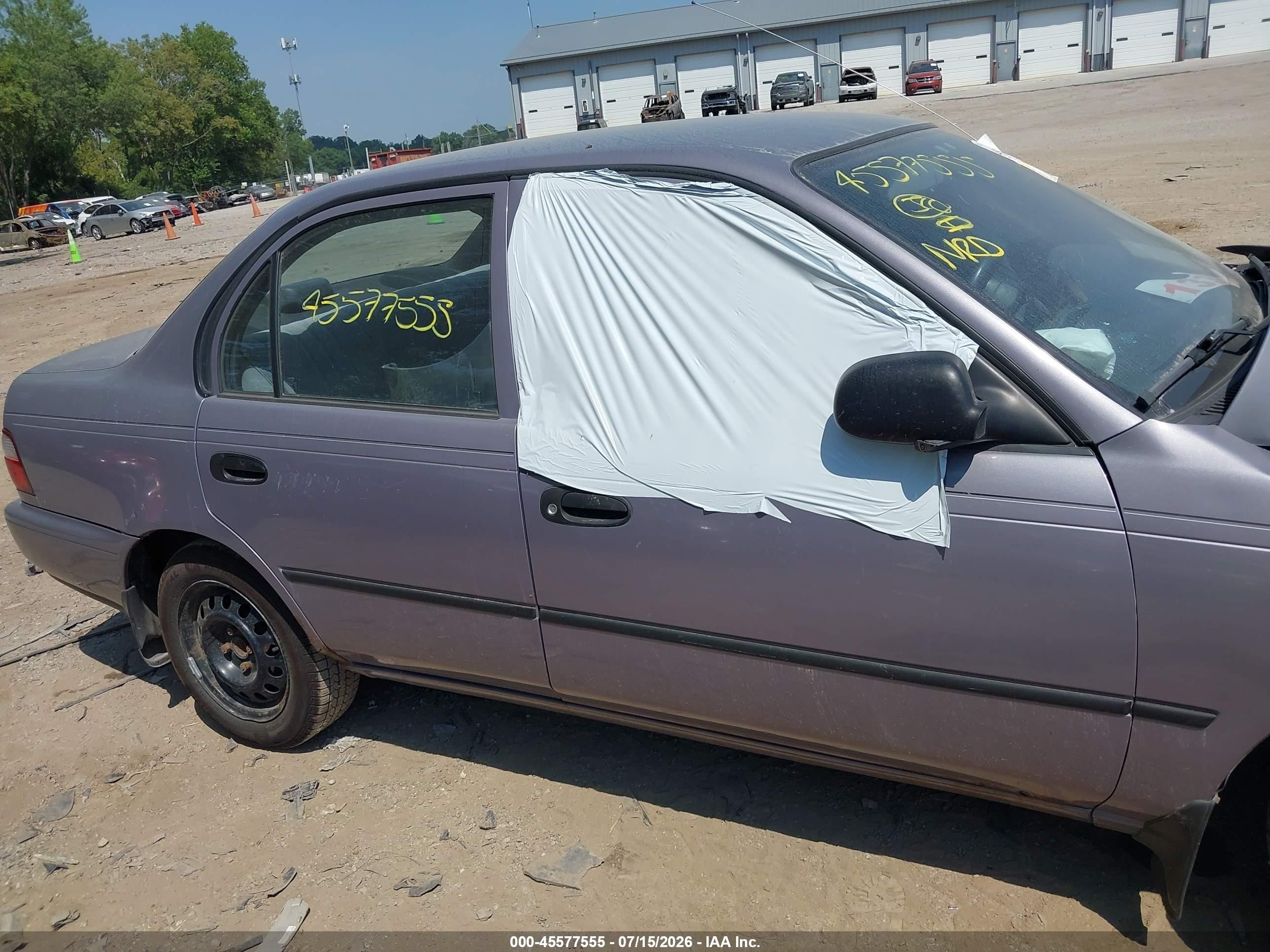 1997 Toyota Corolla Ce Серый vin: 1NXBA02E3VZ532739