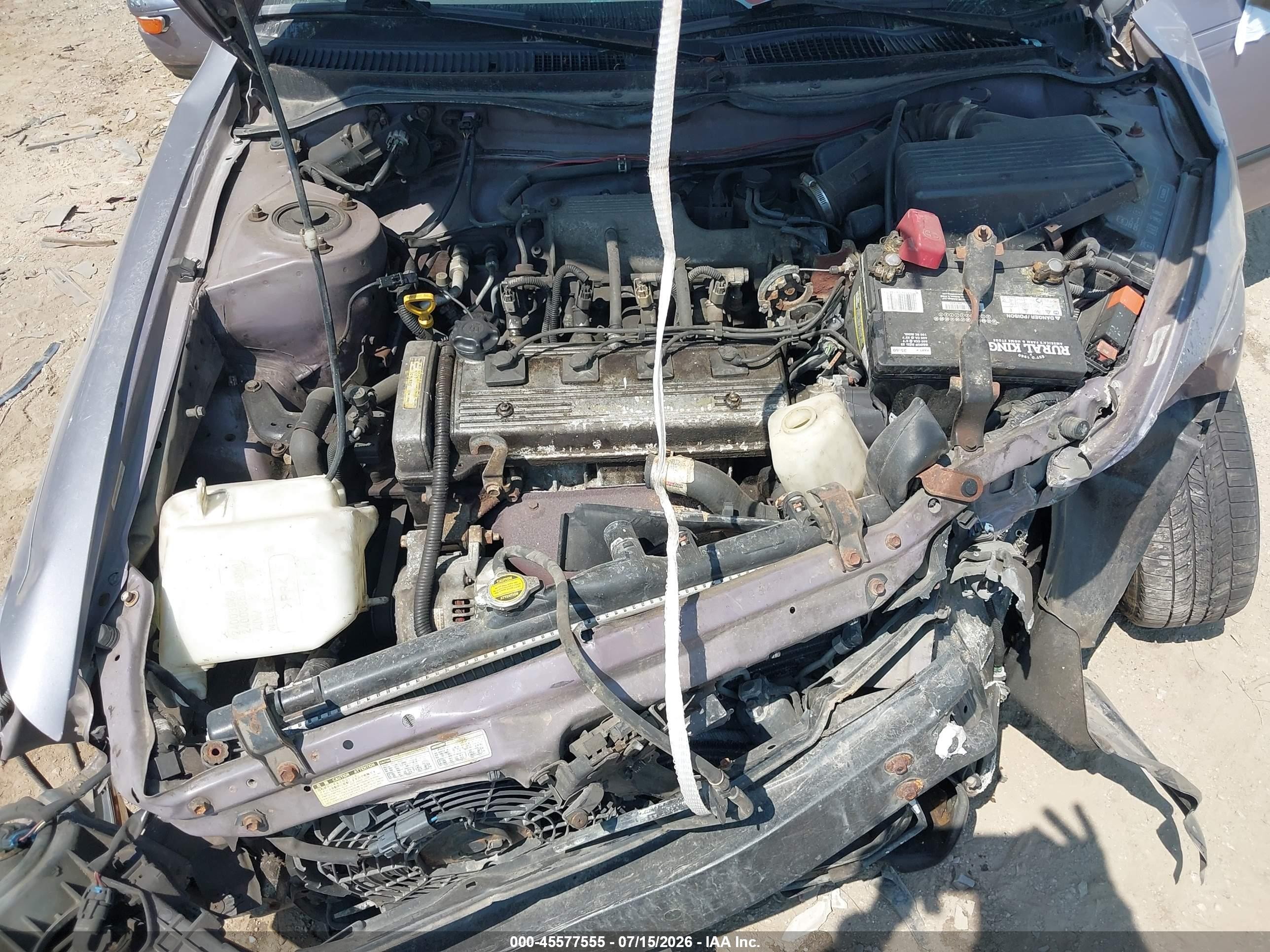 1997 Toyota Corolla Ce Серый vin: 1NXBA02E3VZ532739