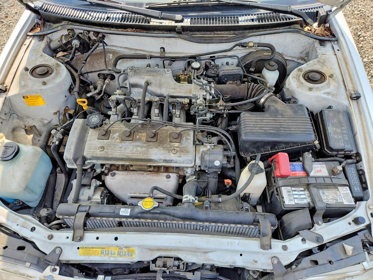 1997 Toyota Corolla Base White vin: 1NXBA02E3VZ534927
