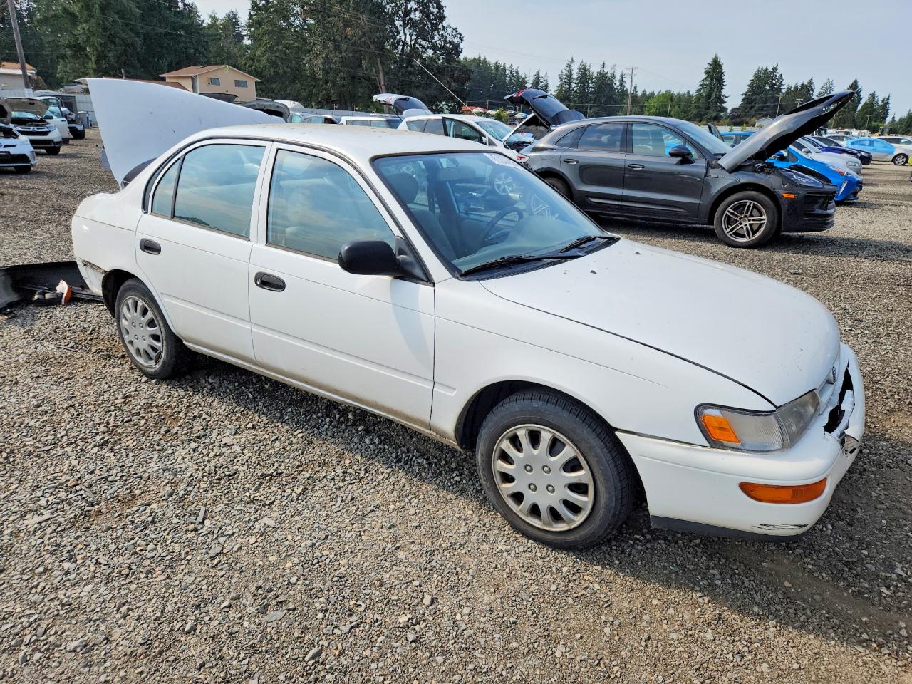 1997 Toyota Corolla Base White vin: 1NXBA02E3VZ534927