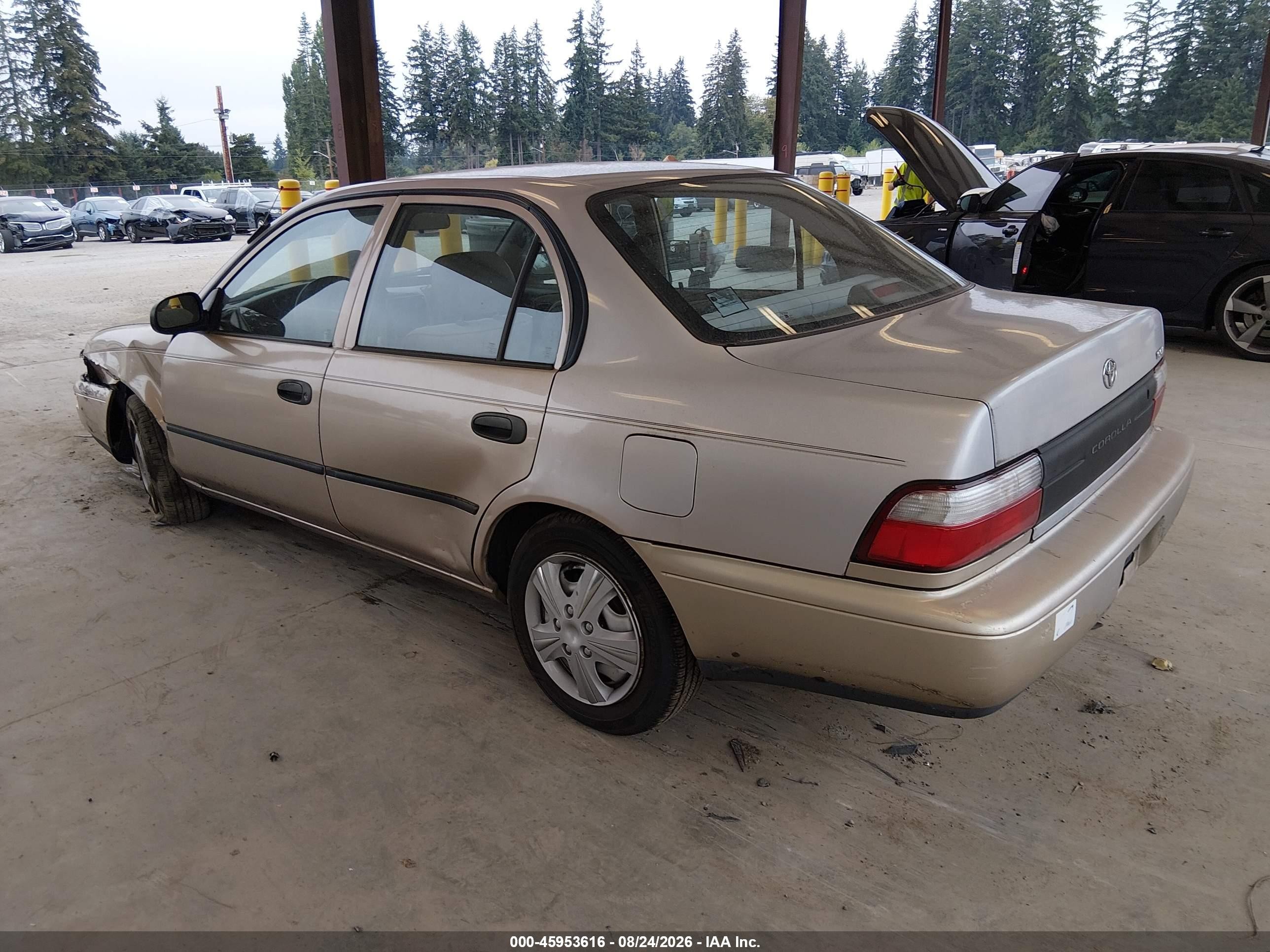 1997 Toyota Corolla Std Gold vin: 1NXBA02E3VZ637992