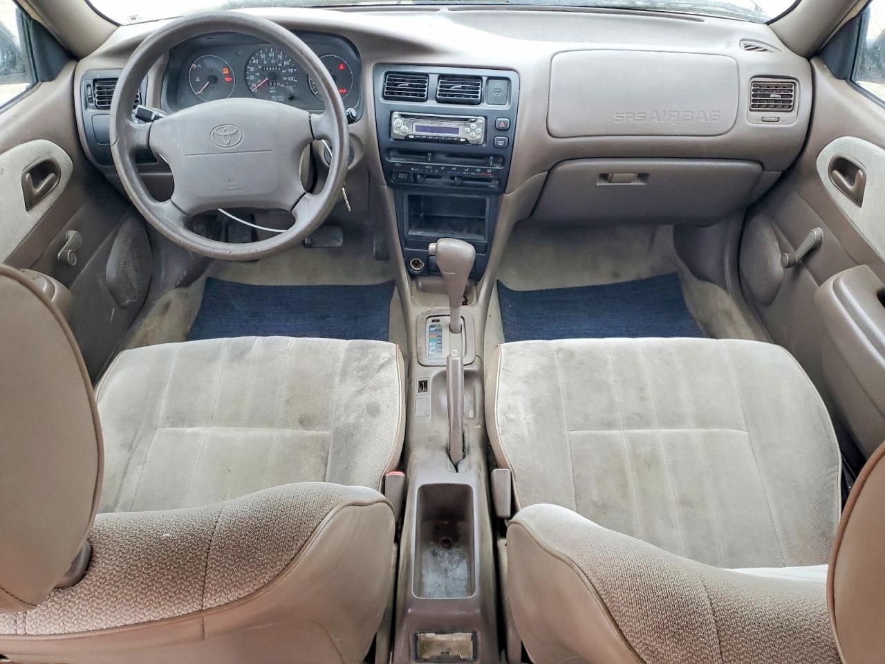 1997 Toyota Corolla Base Beige vin: 1NXBA02E4VZ647477