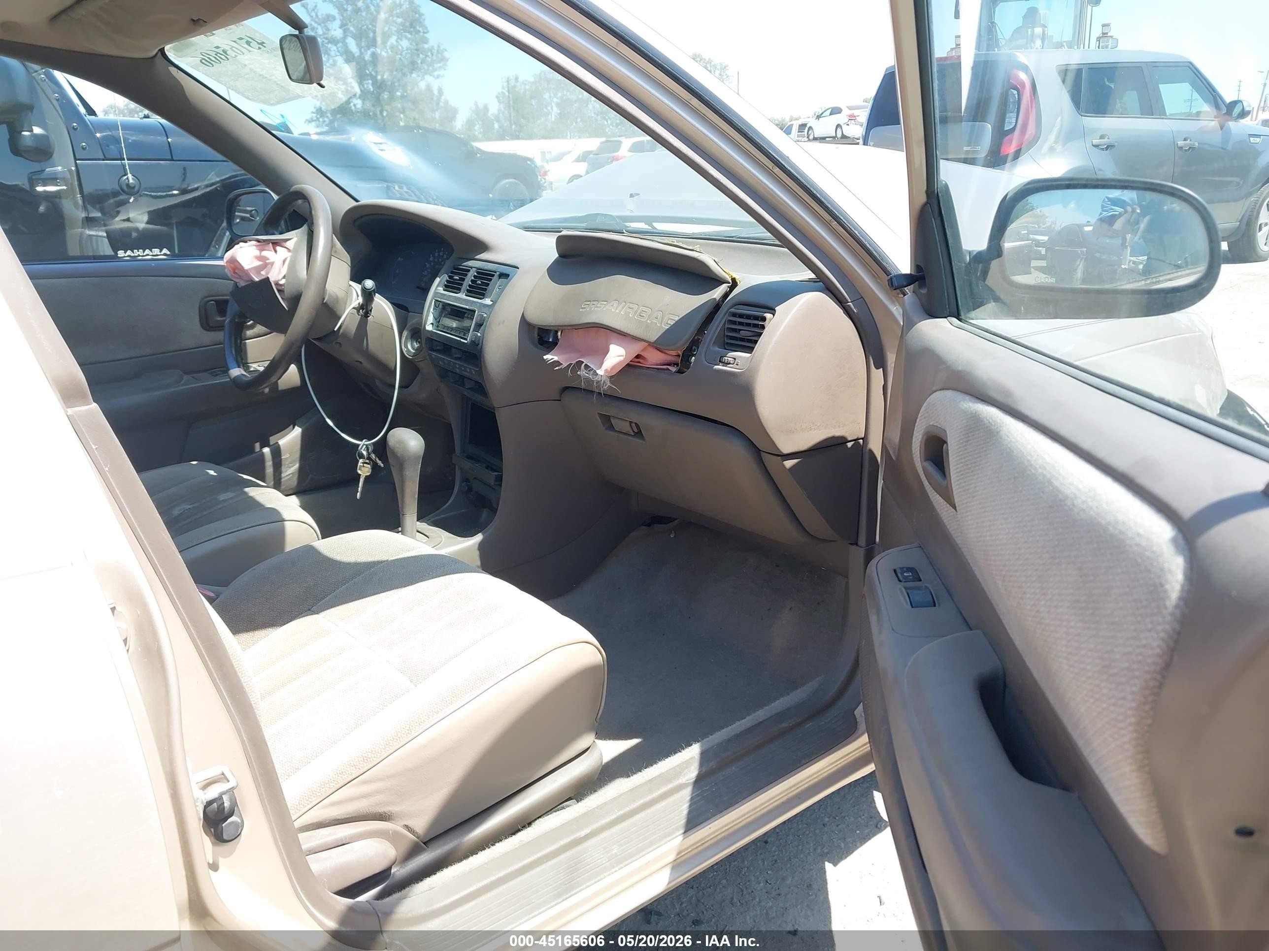 1997 Toyota Corolla Ce Beige vin: 1NXBA02E4VZ650542