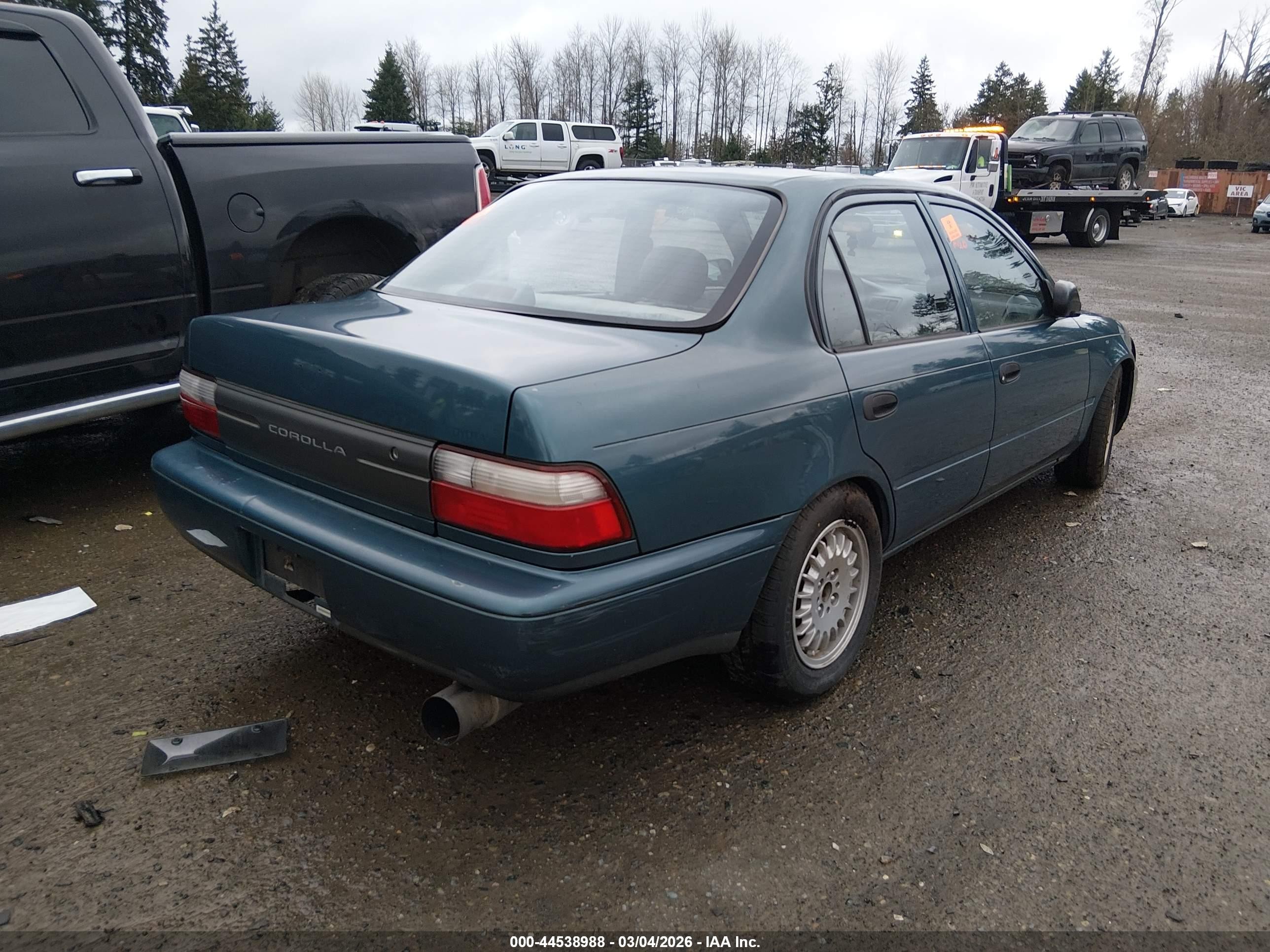 1996 Toyota Corolla   Blue vin: 1NXBA02E6TZ411278