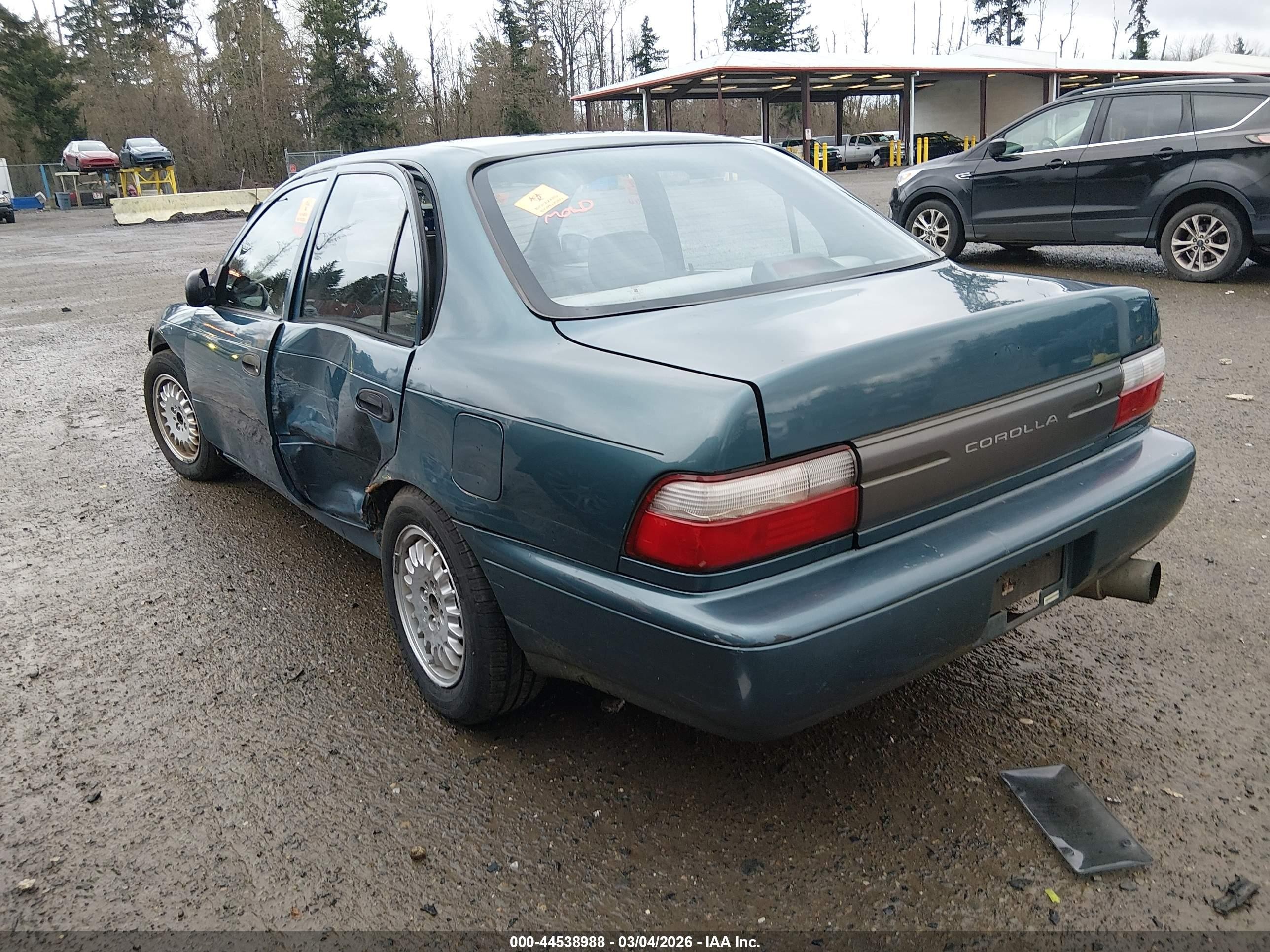 1996 Toyota Corolla   Blue vin: 1NXBA02E6TZ411278