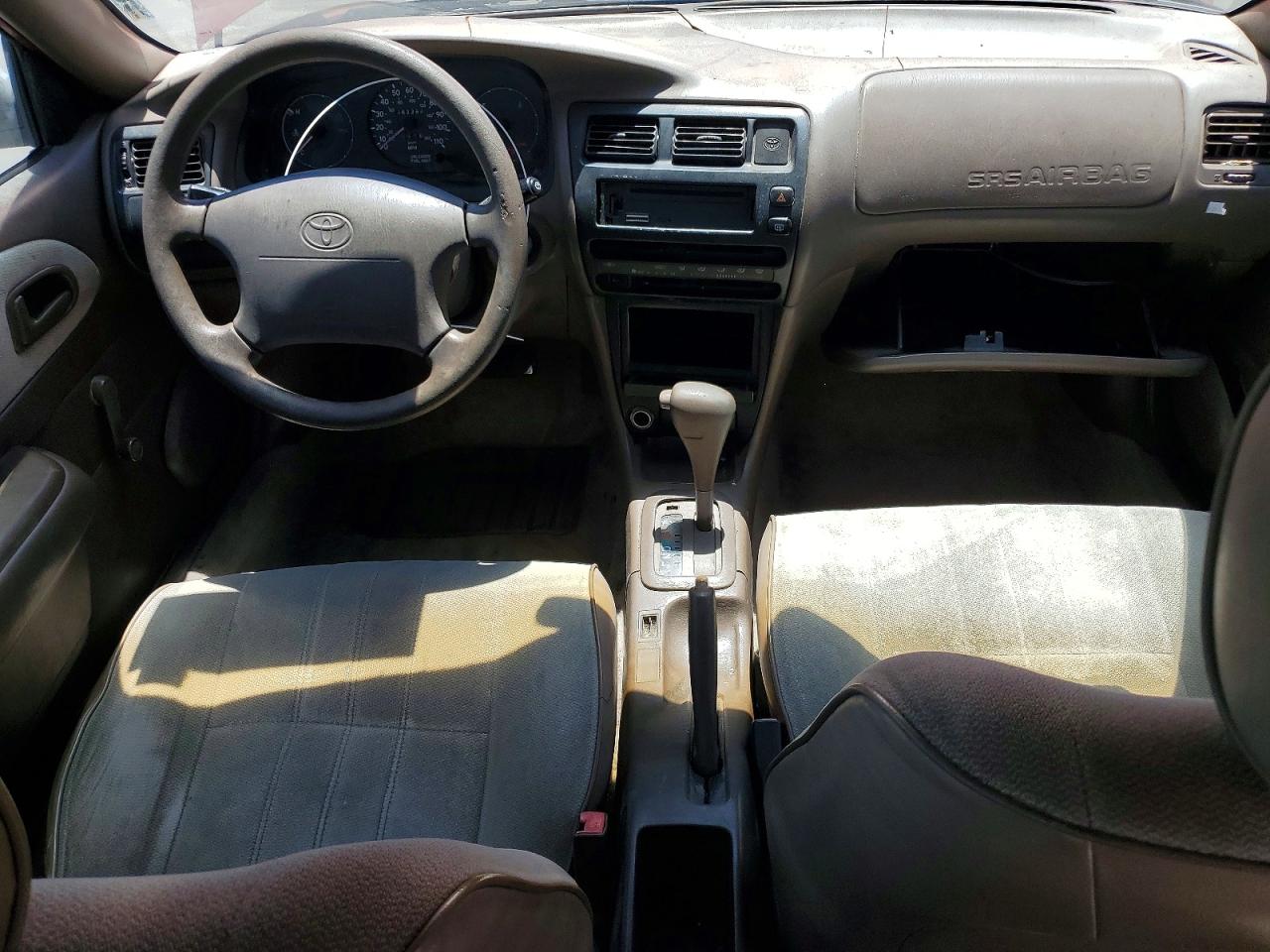 1997 Toyota Corolla Base Red vin: 1NXBA02E6VZ586858