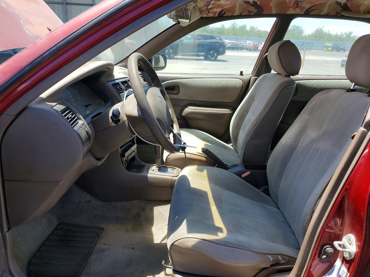 1997 Toyota Corolla Base Red vin: 1NXBA02E6VZ586858