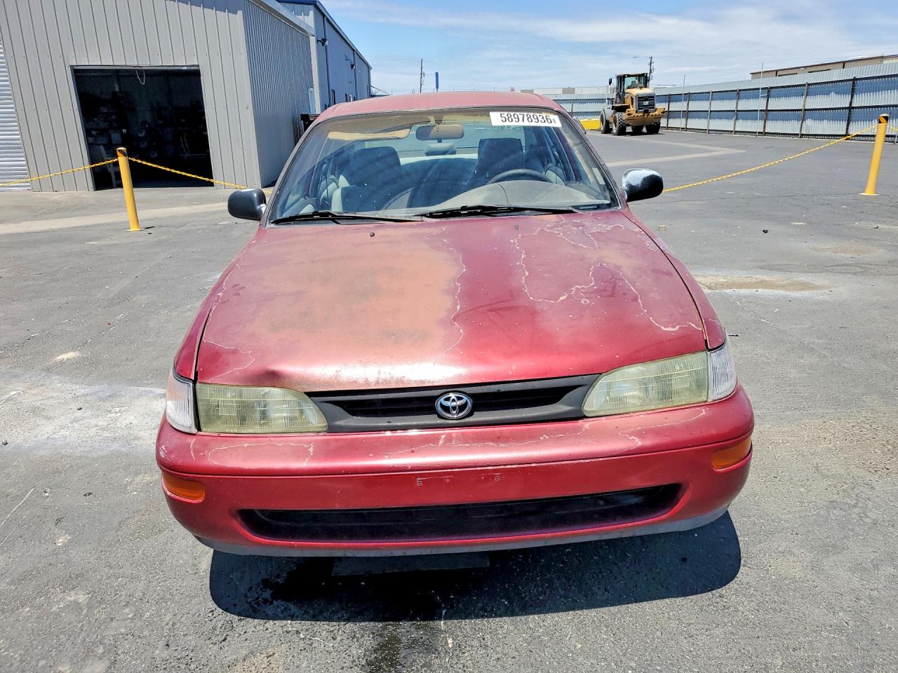 1997 Toyota Corolla Base Red vin: 1NXBA02E6VZ586858