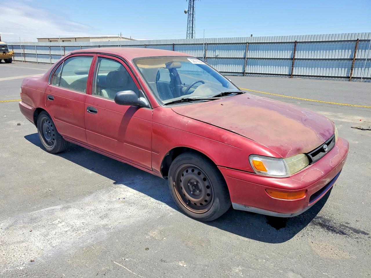 1997 Toyota Corolla Base Red vin: 1NXBA02E6VZ586858