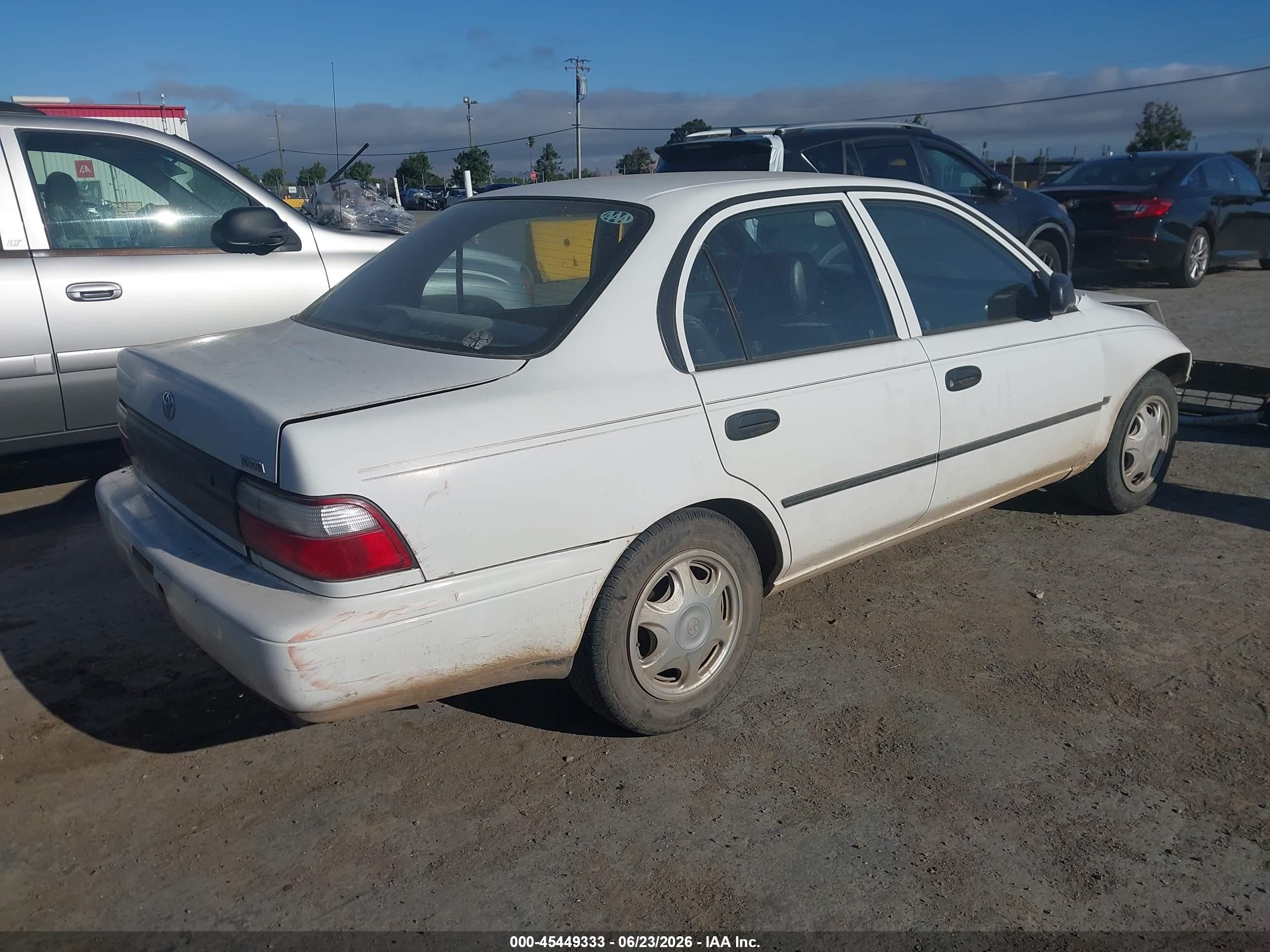 1996 Toyota Corolla   Белый vin: 1NXBA02E7TZ454060