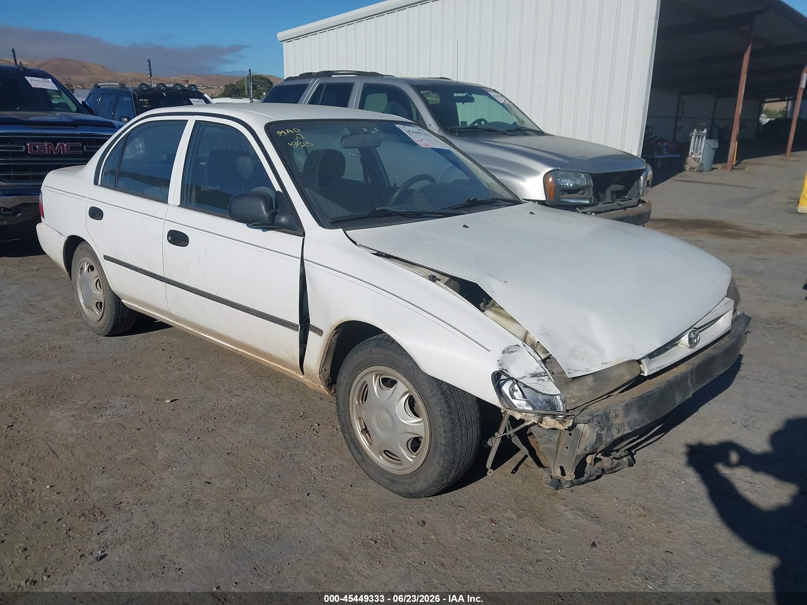 1996 Toyota Corolla   Белый vin: 1NXBA02E7TZ454060