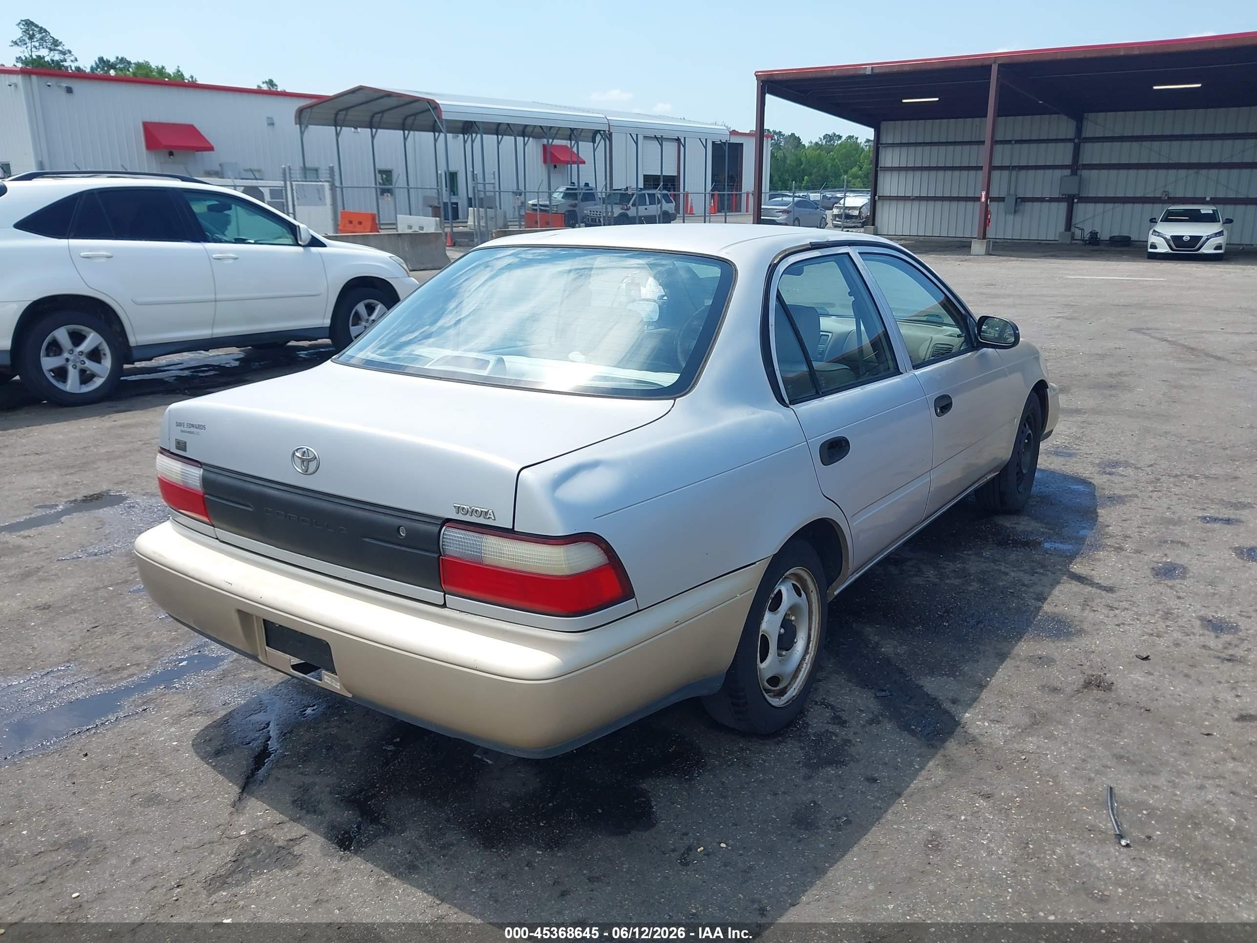 1997 Toyota Corolla Ce Silver vin: 1NXBA02E7VZ547485