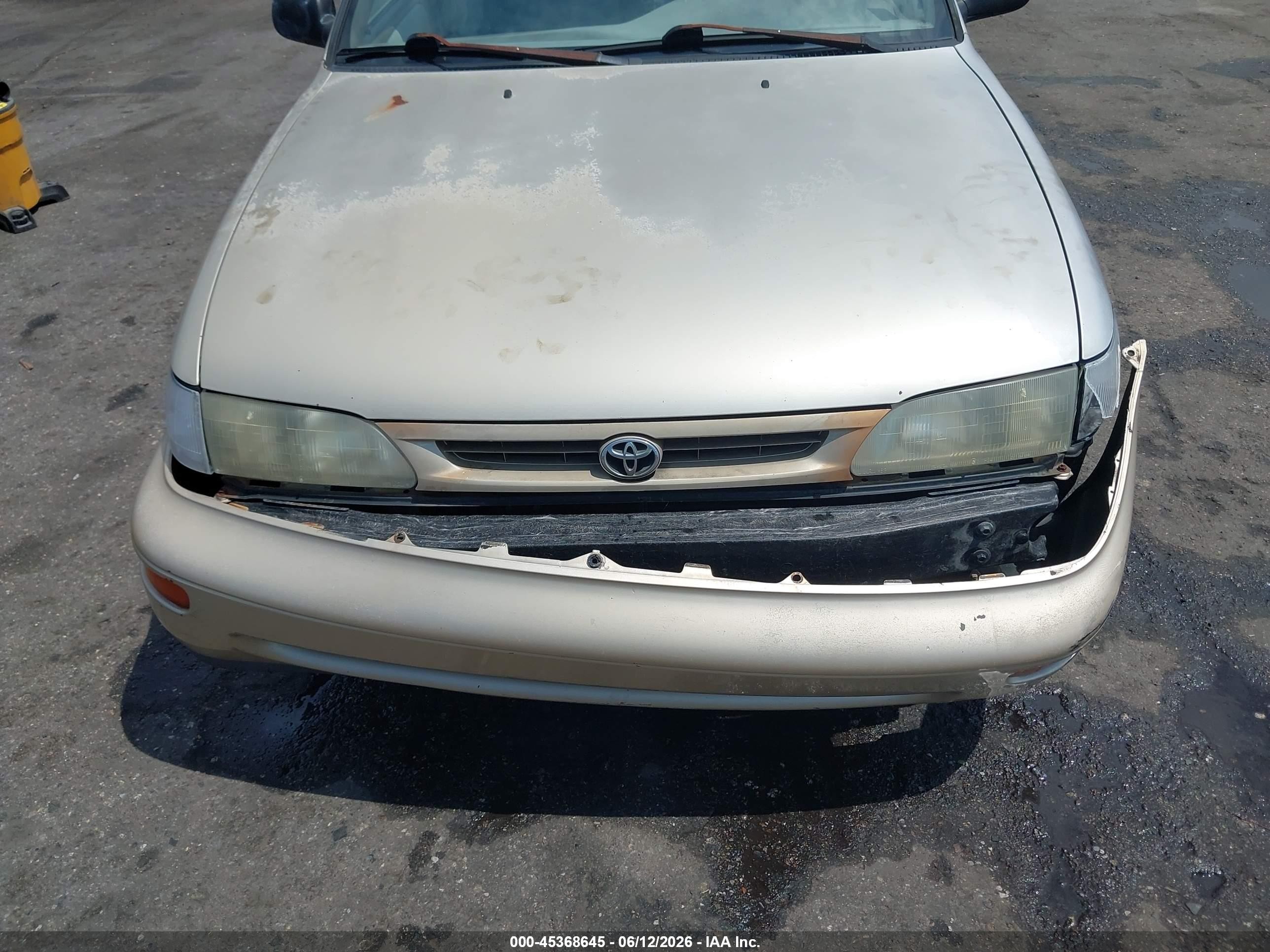 1997 Toyota Corolla Ce Silver vin: 1NXBA02E7VZ547485