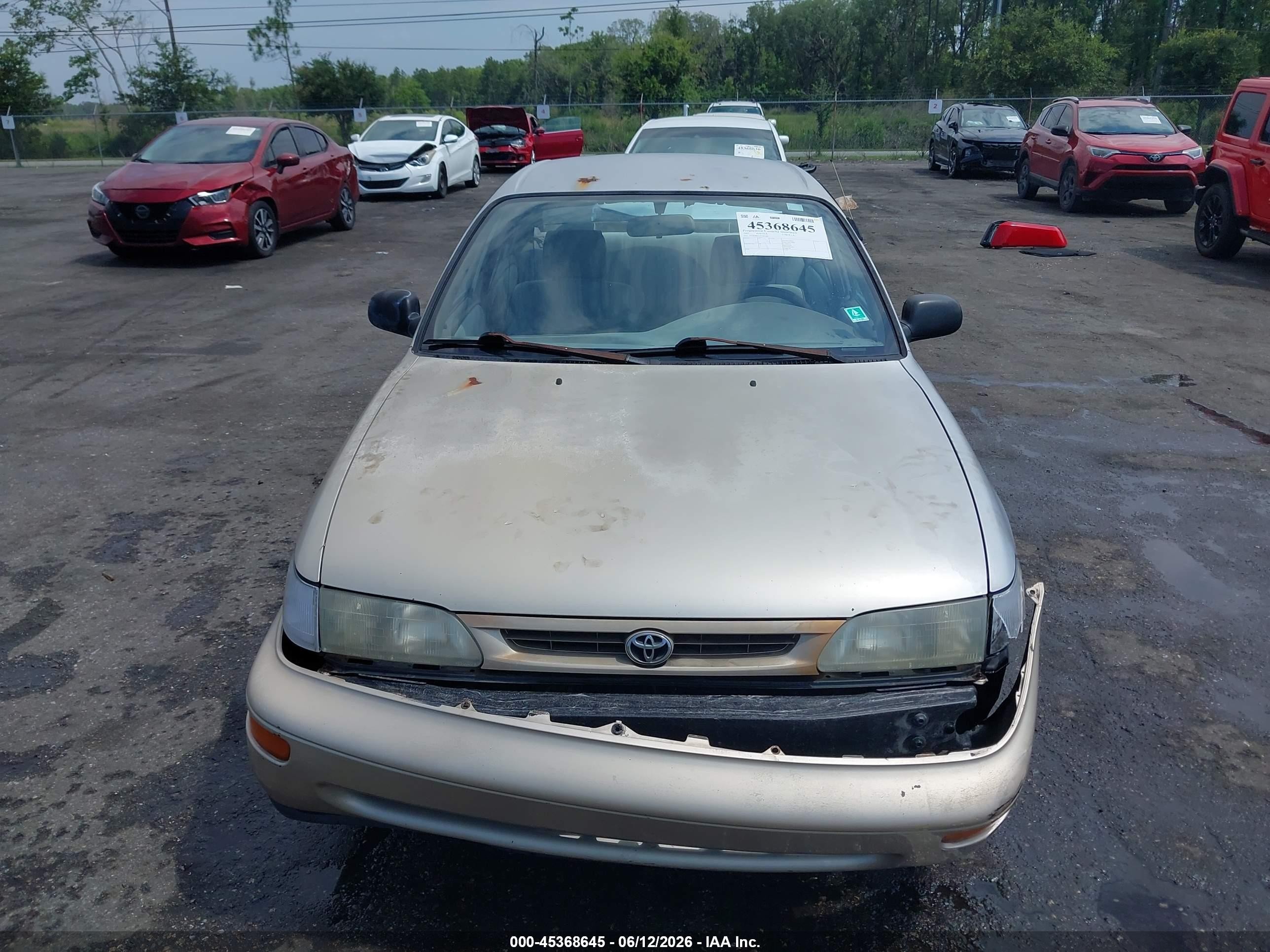 1997 Toyota Corolla Ce Silver vin: 1NXBA02E7VZ547485