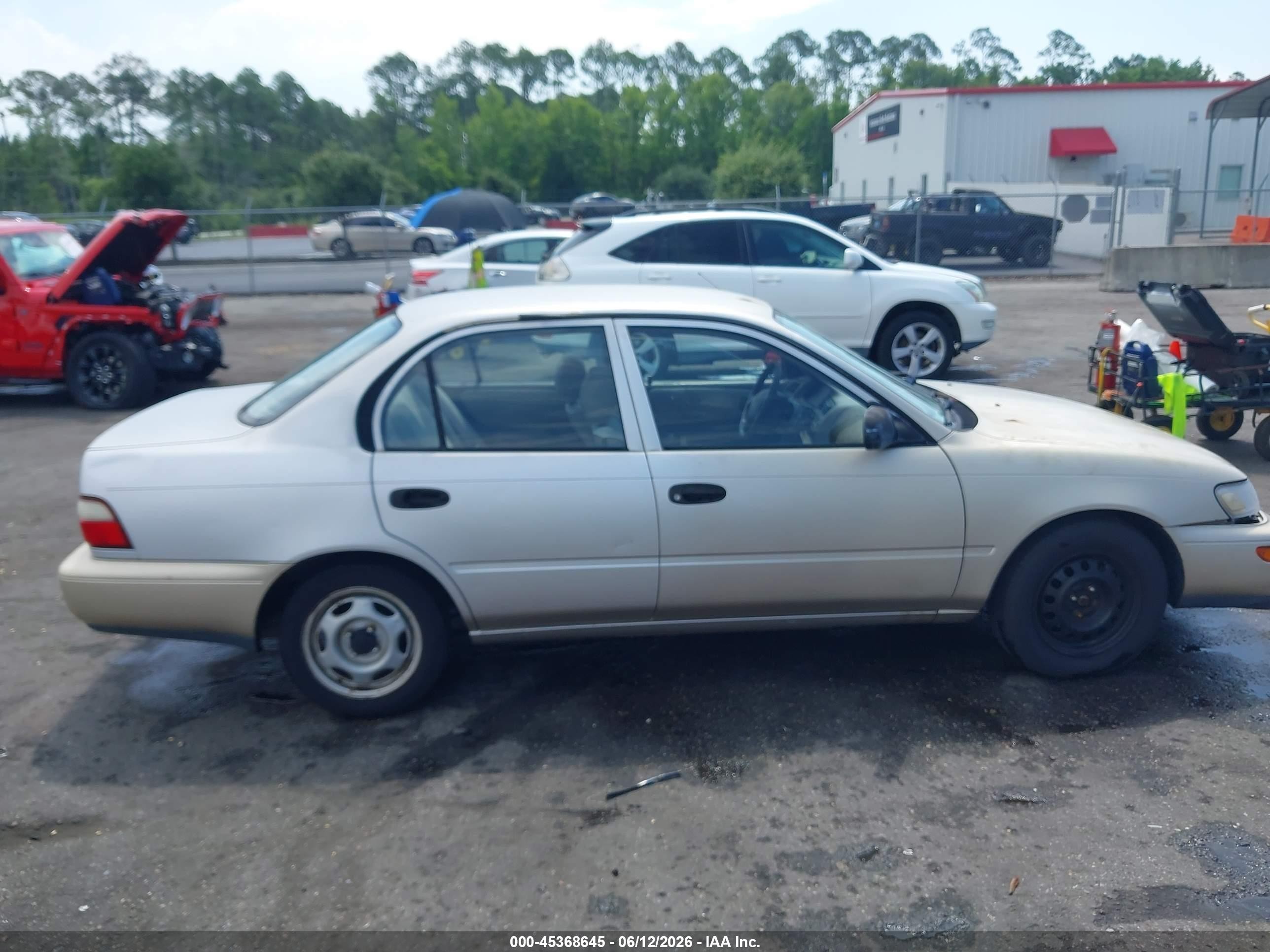 1997 Toyota Corolla Ce Silver vin: 1NXBA02E7VZ547485