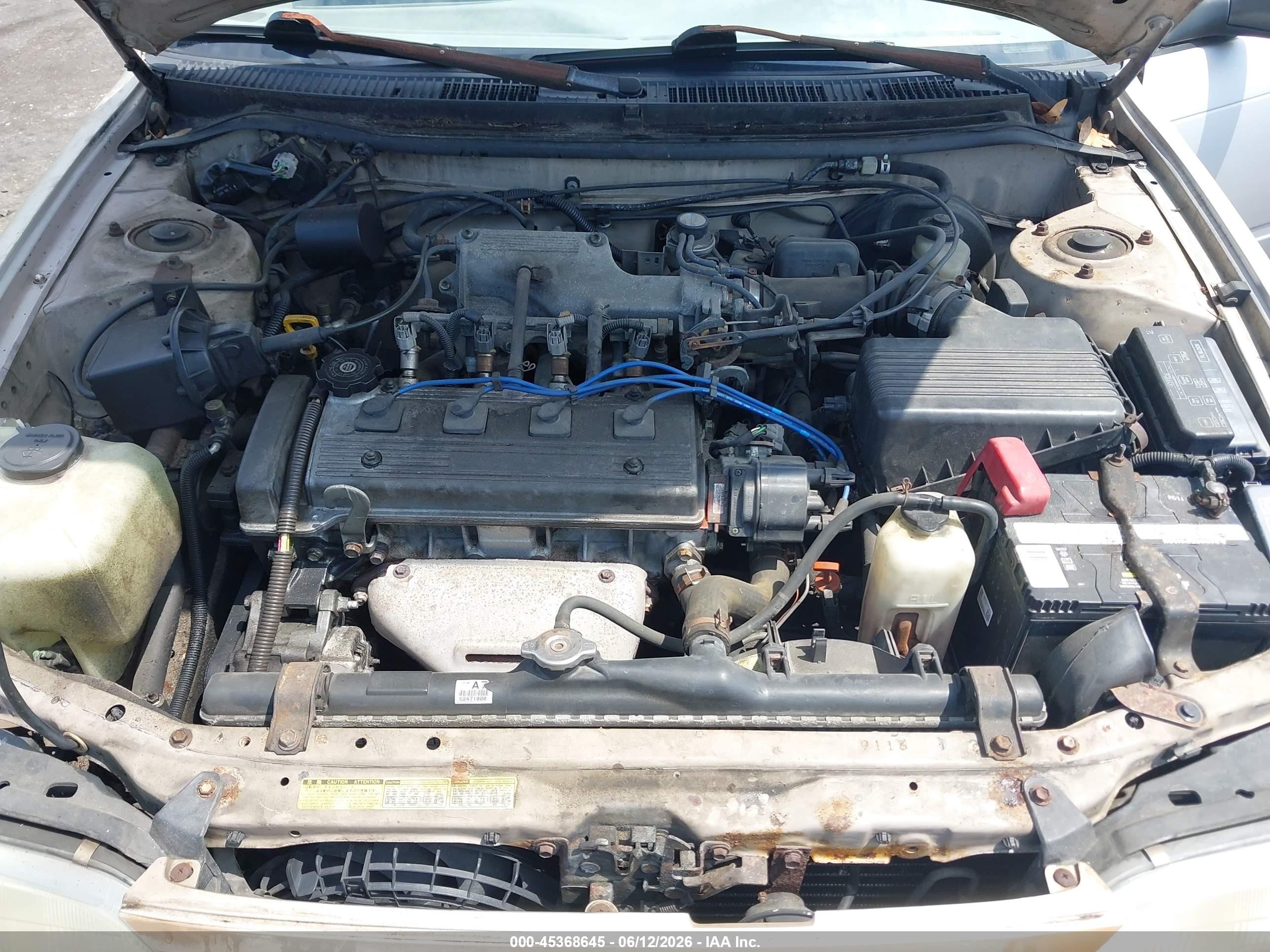 1997 Toyota Corolla Ce Silver vin: 1NXBA02E7VZ547485