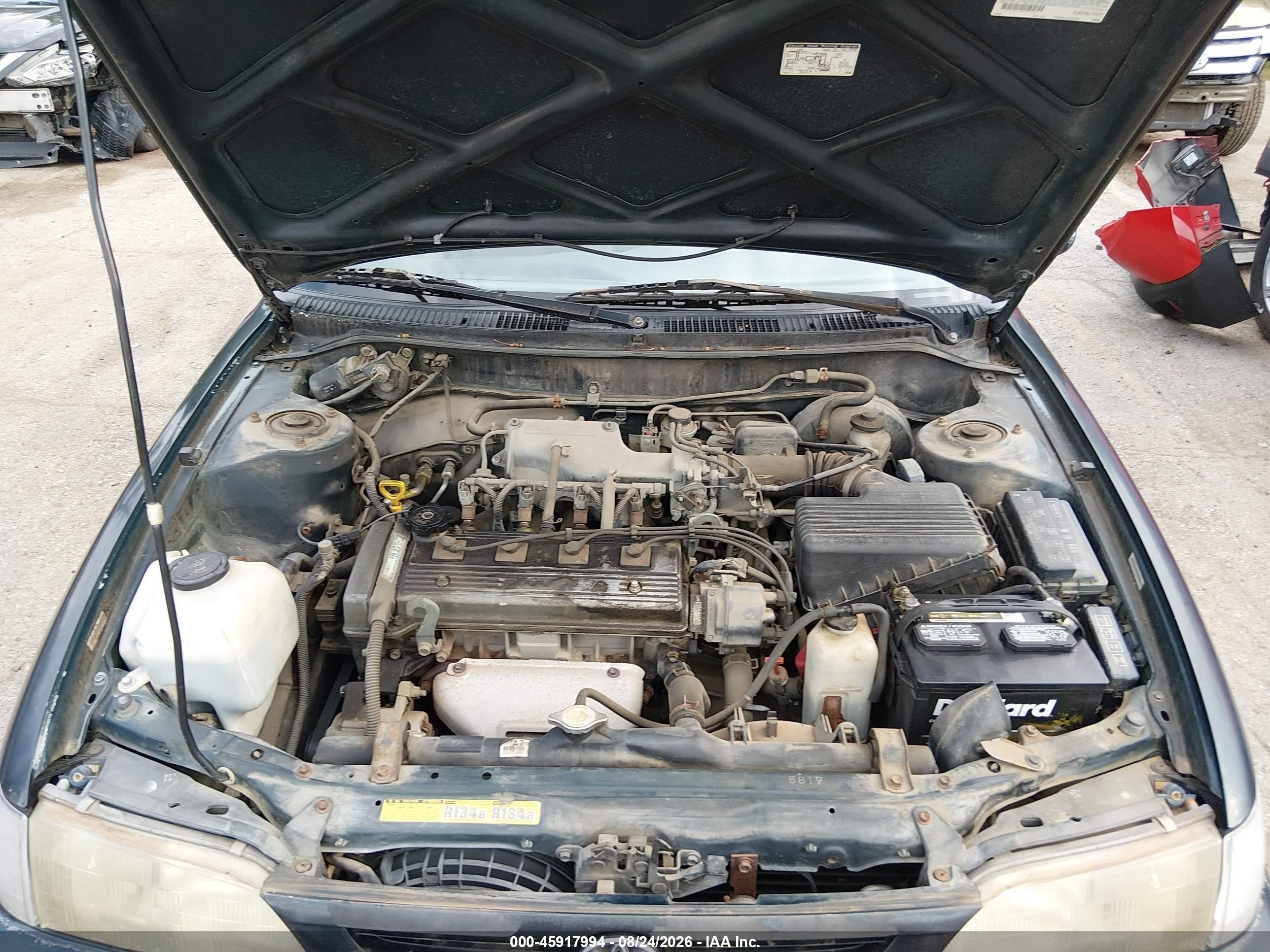 1997 Toyota Corolla Ce Green vin: 1NXBA02E8VZ523017