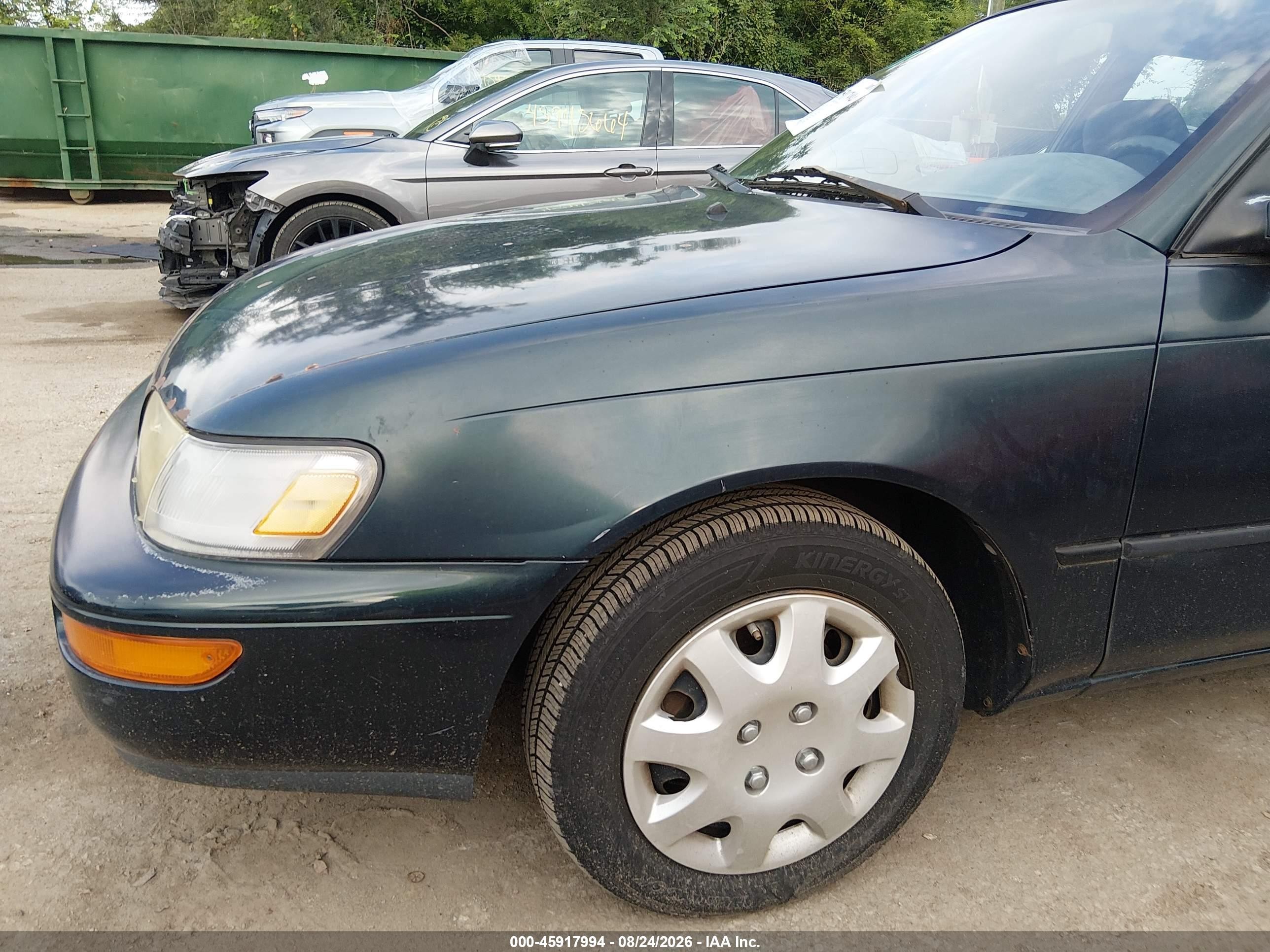 1997 Toyota Corolla Ce Green vin: 1NXBA02E8VZ523017