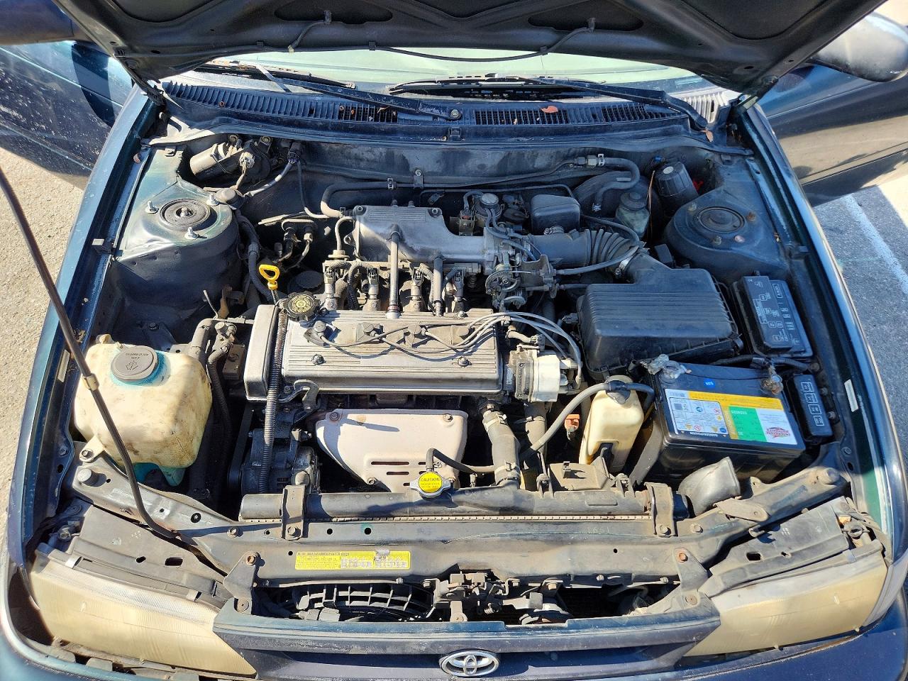 1997 Toyota Corolla Base Зеленый vin: 1NXBA02E8VZ621027