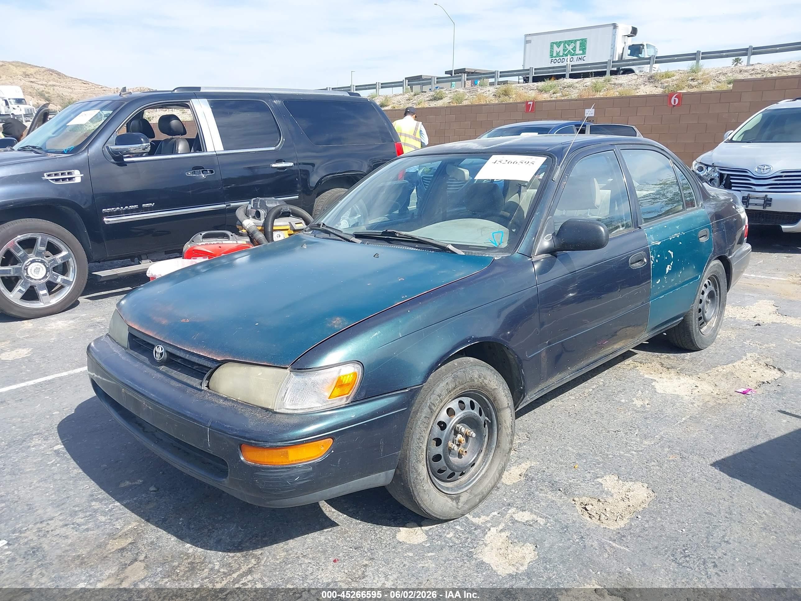 1997 Toyota Corolla Ce Зеленый vin: 1NXBA02E8VZ623022