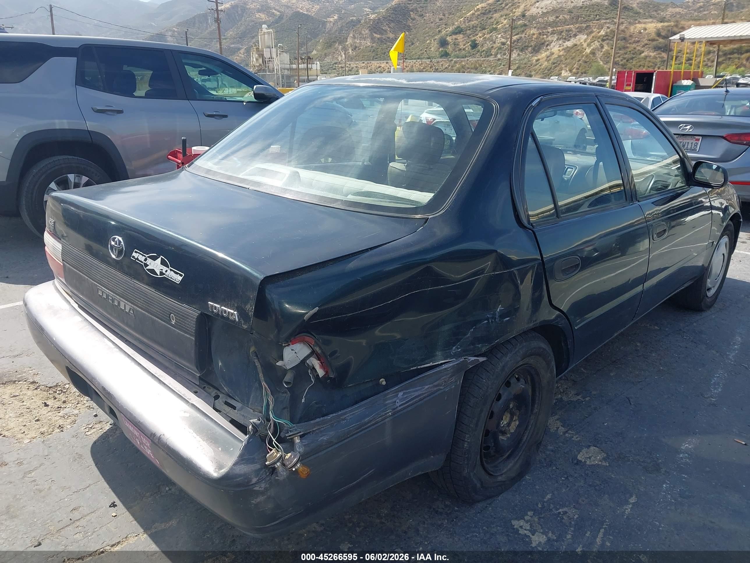 1997 Toyota Corolla Ce Зеленый vin: 1NXBA02E8VZ623022