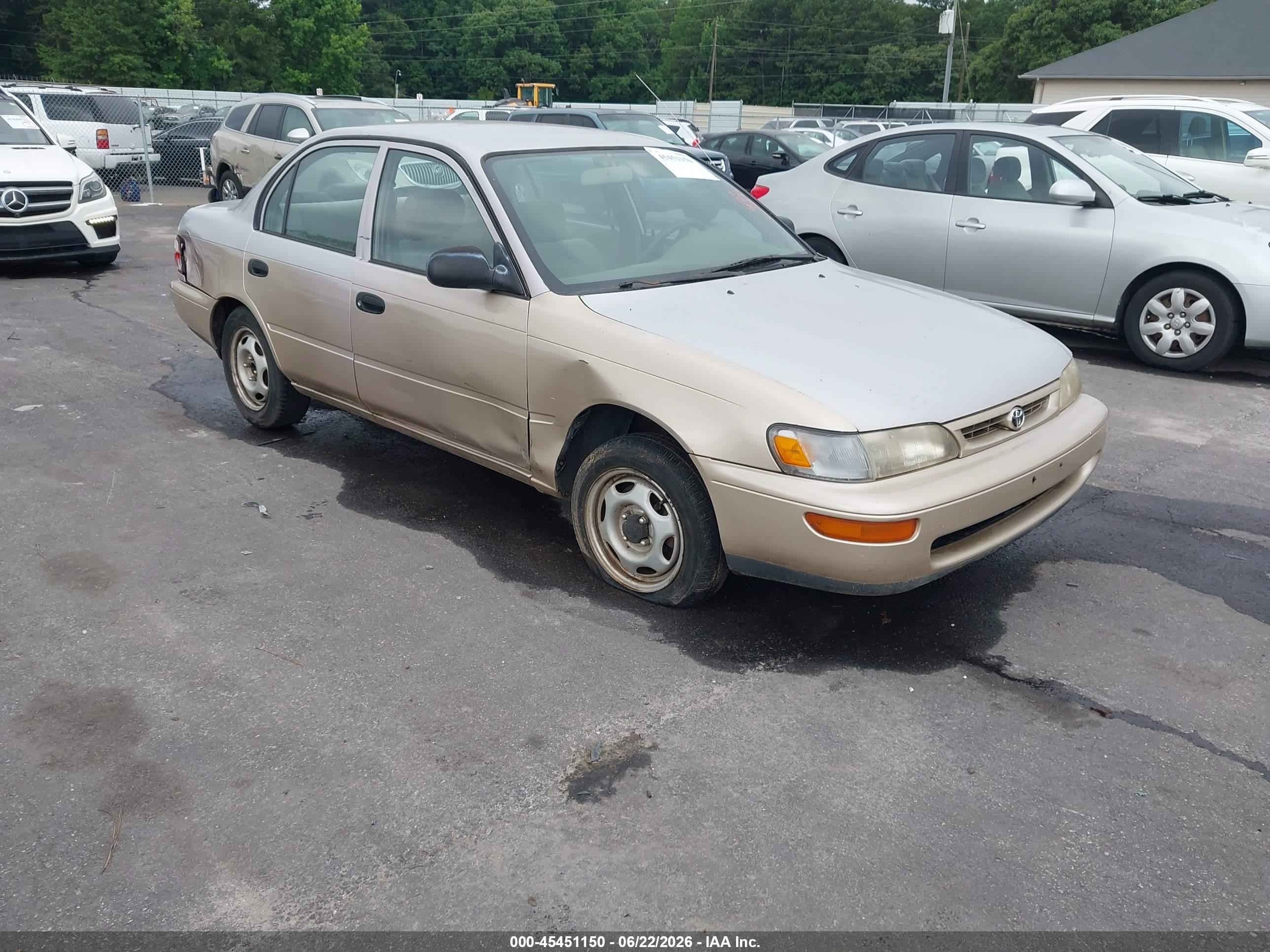 1996 Toyota Corolla   Beige vin: 1NXBA02E9TZ365722