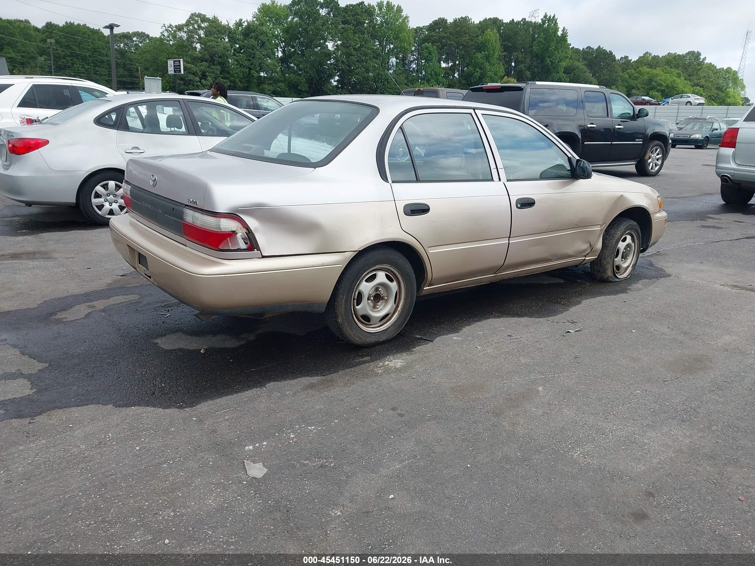 1996 Toyota Corolla   Beige vin: 1NXBA02E9TZ365722