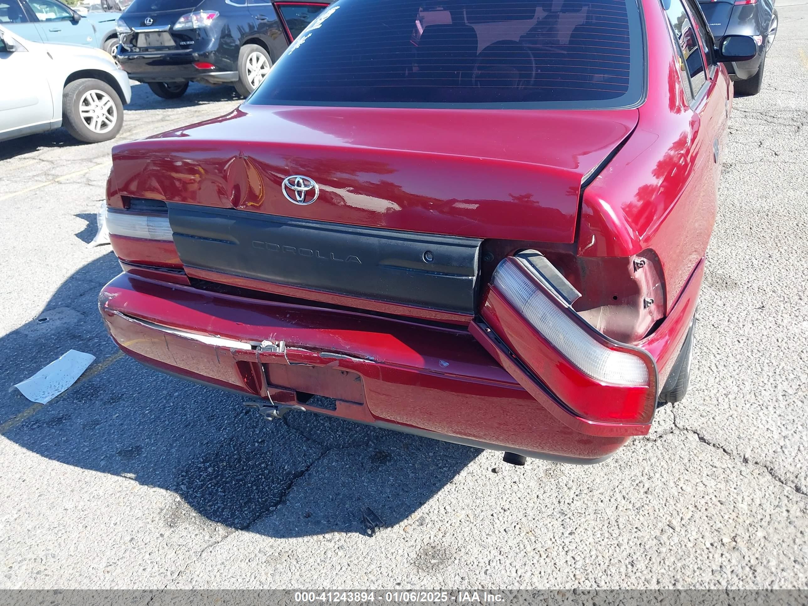 Price & History 1997 Toyota Corolla Std 1.6l I-4 Dohc, 100hp vin