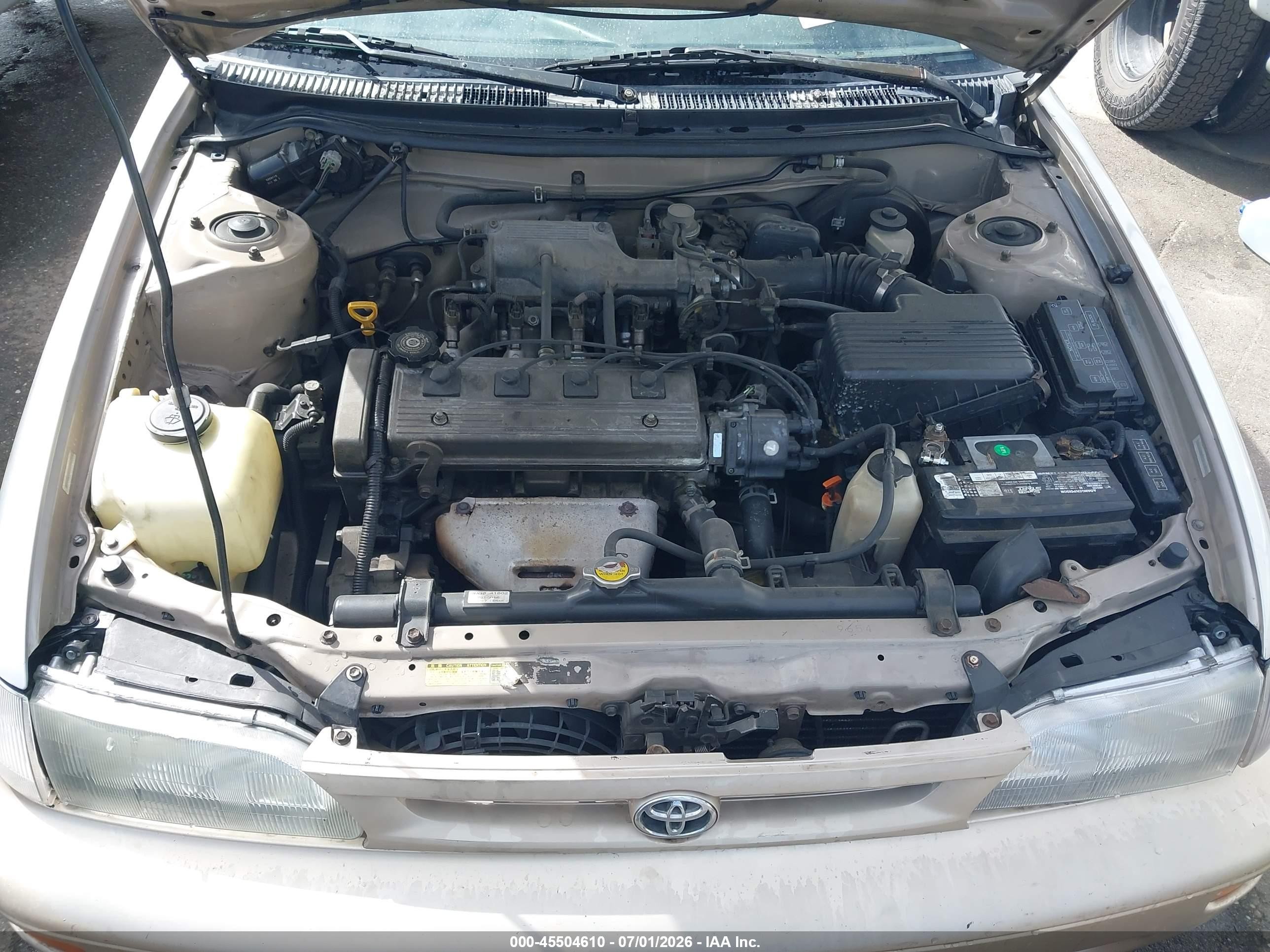 1997 Toyota Corolla Ce Gold vin: 1NXBA02E9VZ547858