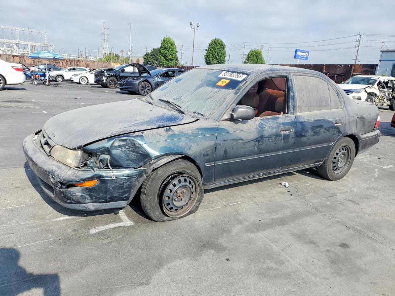 1997 Toyota Corolla Base Green vin: 1NXBA02E9VZ654473