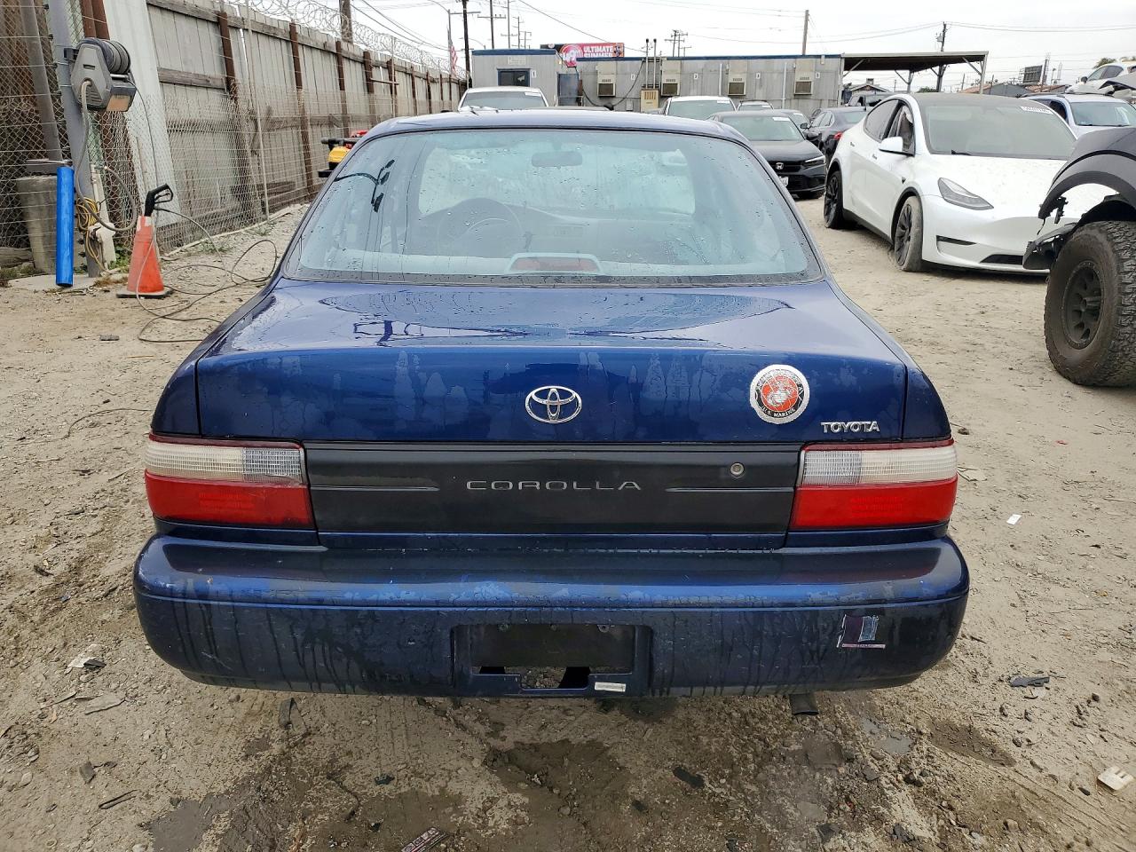 1997 Toyota Corolla Base Blue vin: 1NXBA02EXVZ558772