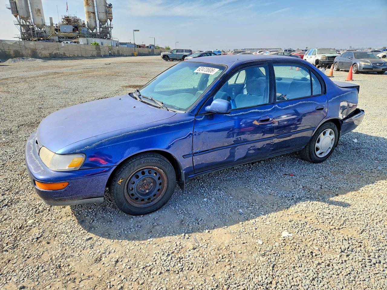 1997 Toyota Corolla Dx Blue vin: 1NXBB02E2VZ558617