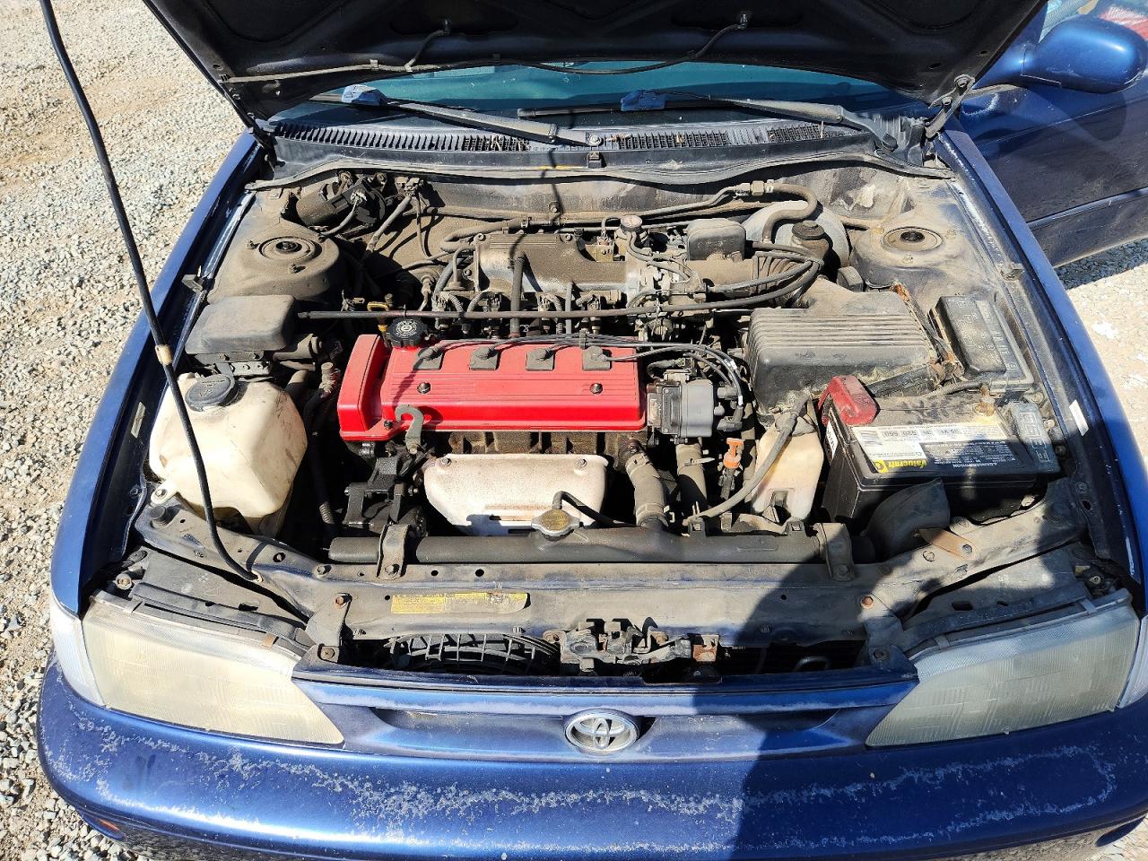 1997 Toyota Corolla Dx Blue vin: 1NXBB02E2VZ558617