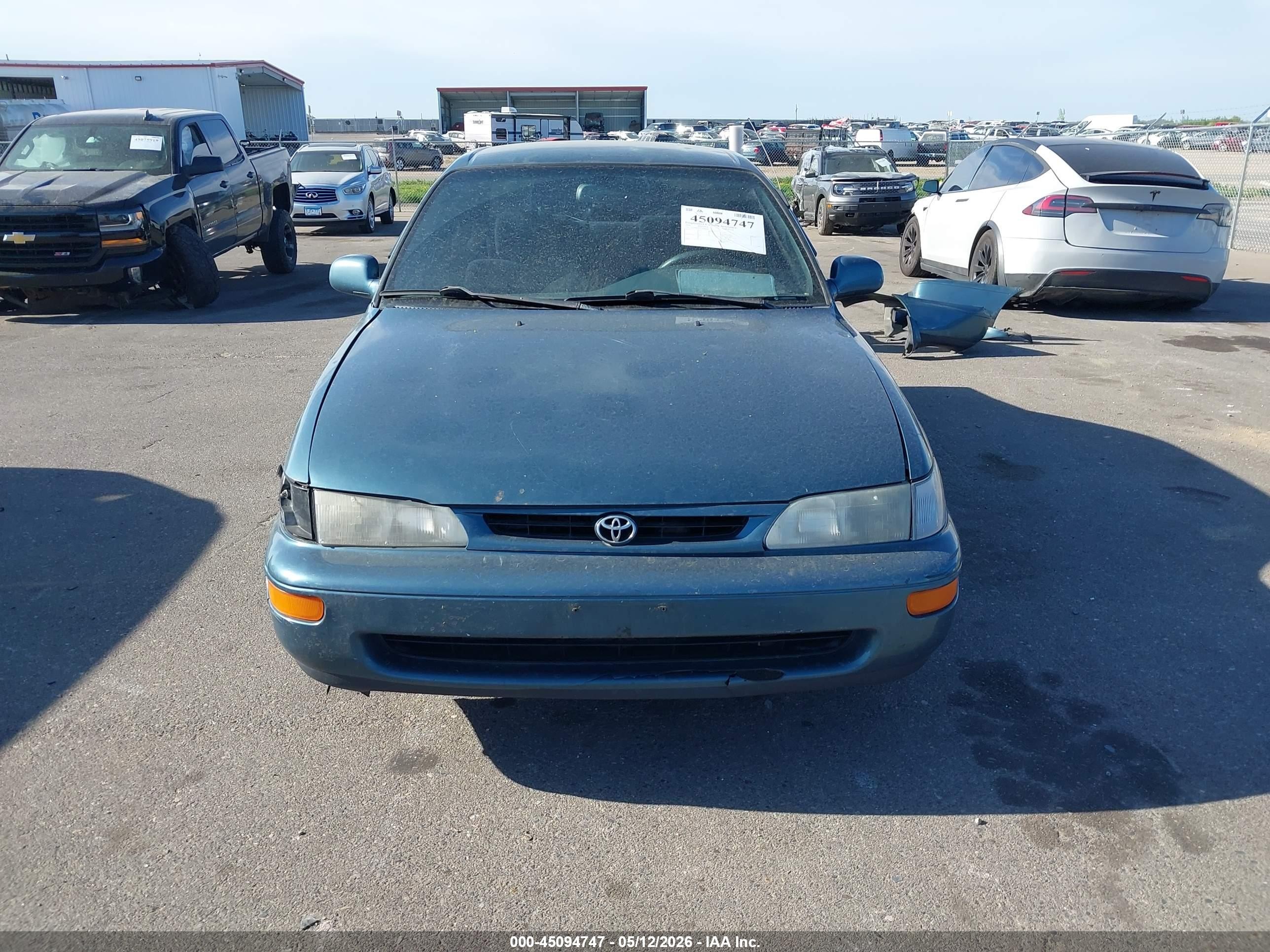 1996 Toyota Corolla Dx Blue vin: 1NXBB02E4TZ480564