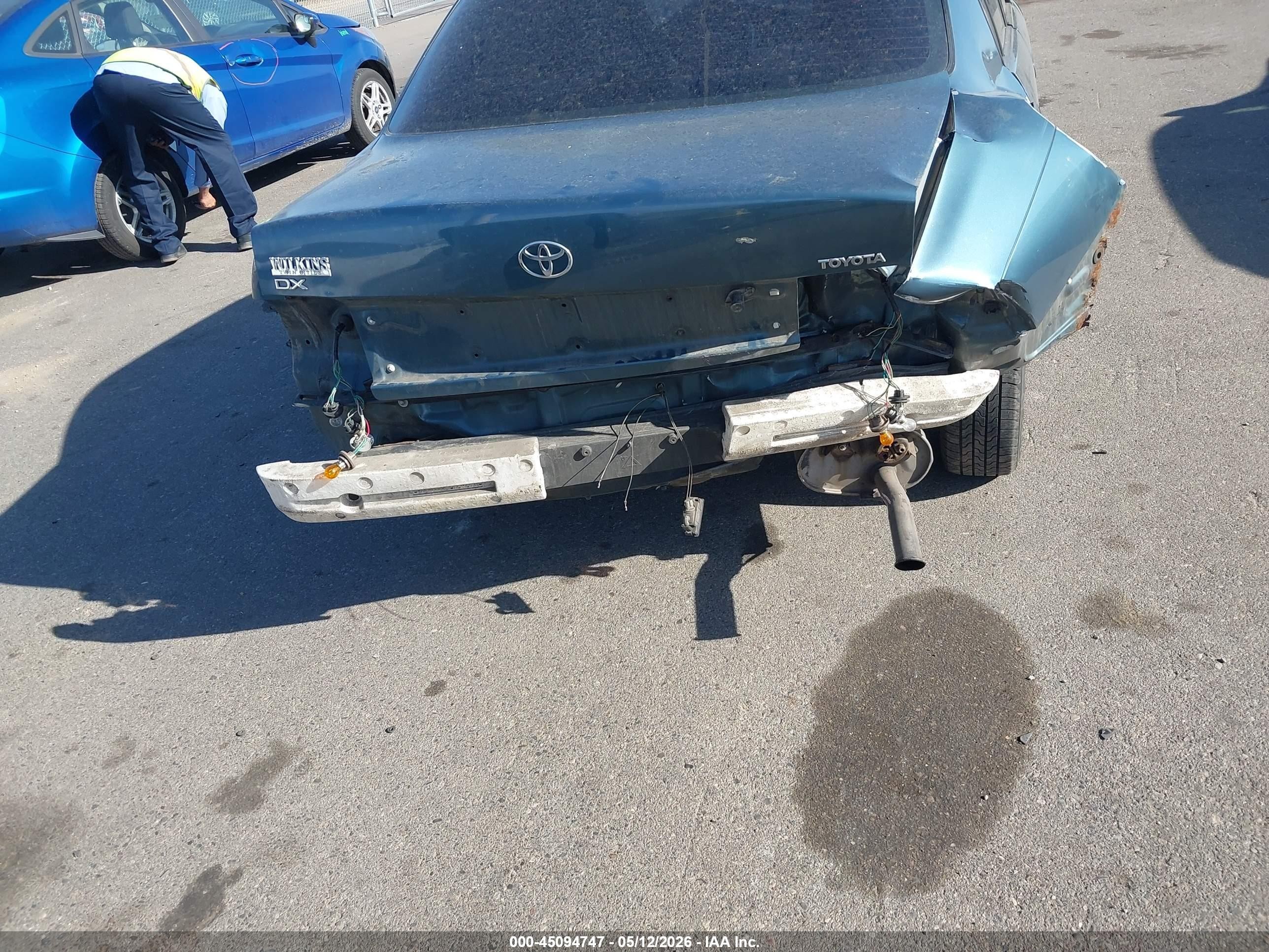 1996 Toyota Corolla Dx Blue vin: 1NXBB02E4TZ480564