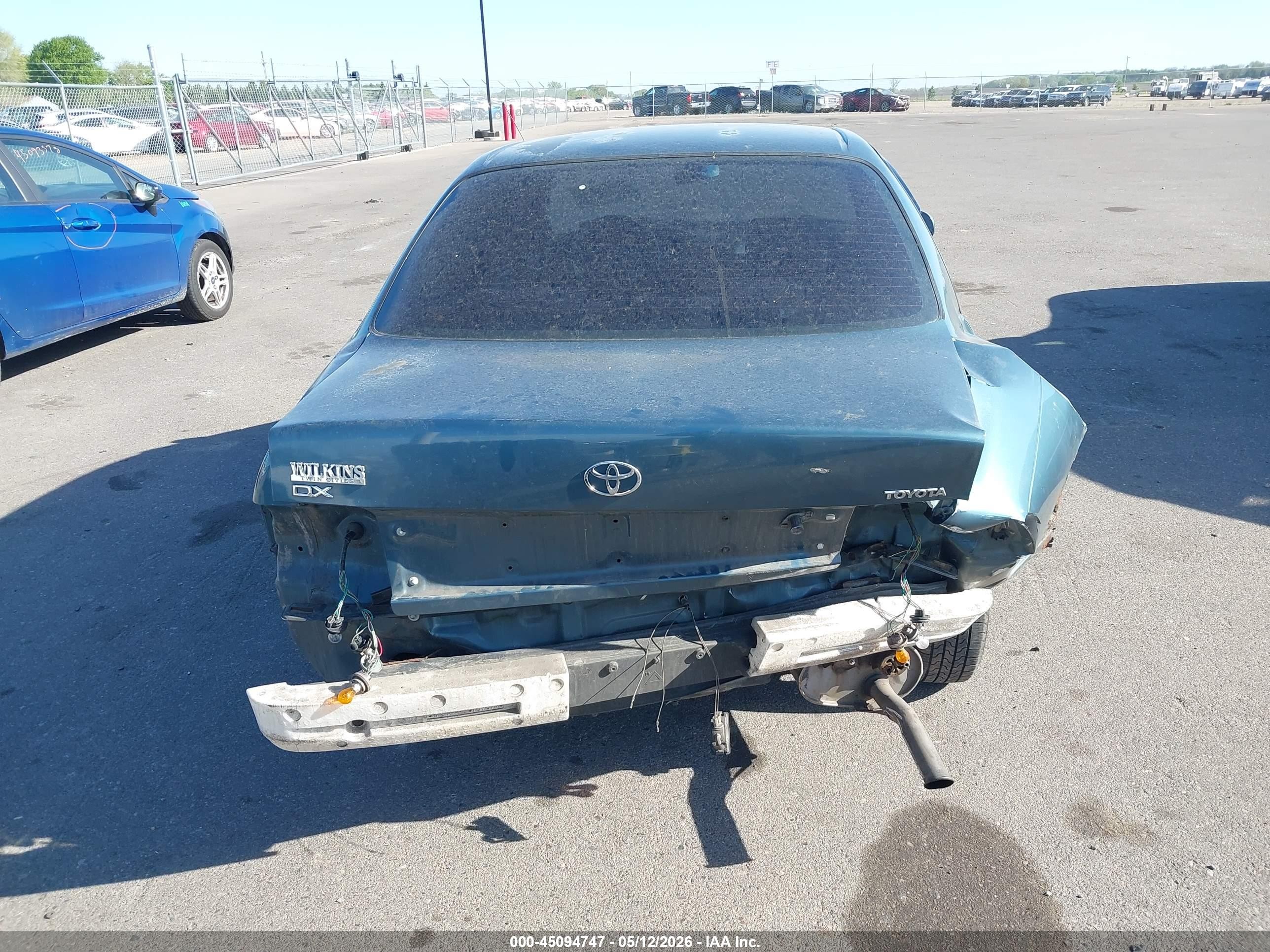 1996 Toyota Corolla Dx Blue vin: 1NXBB02E4TZ480564